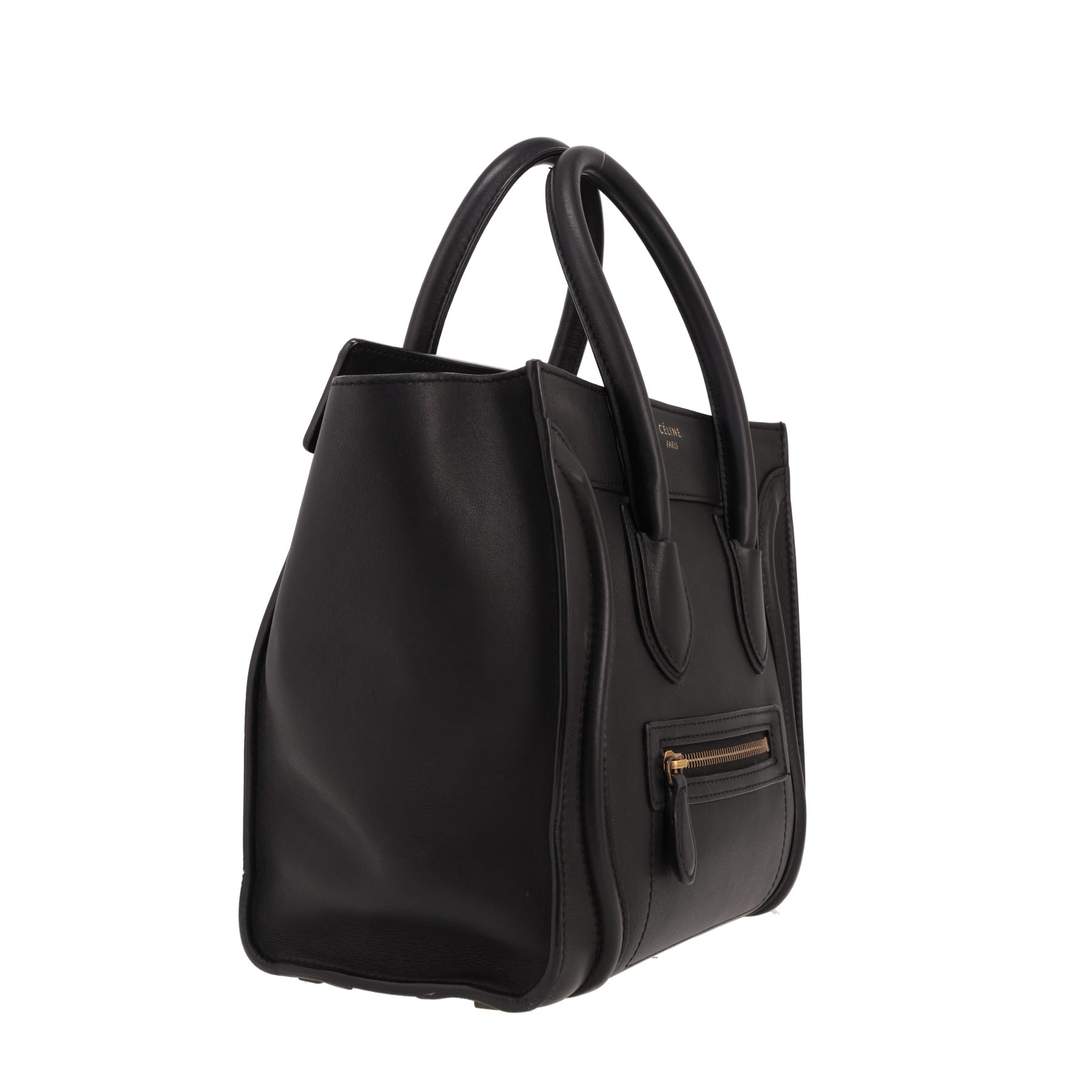 Borsa Celine  Luggage in pelle nera