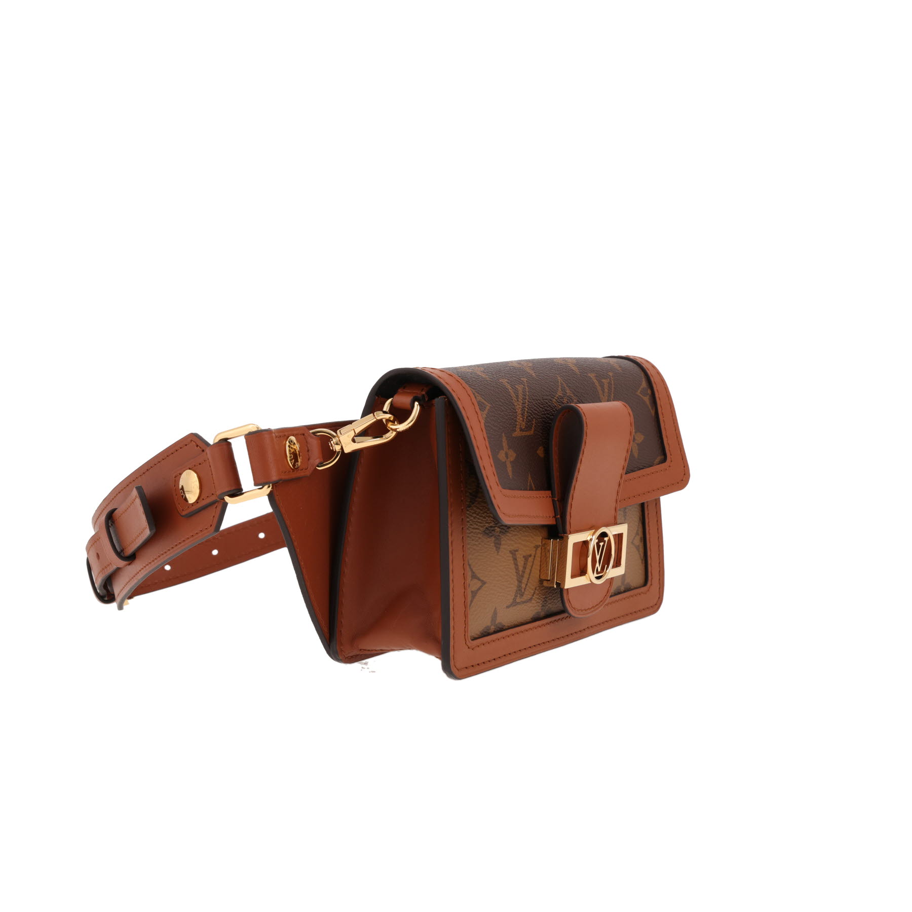 Pochette-cintura Louis Vuitton  Dauphine in tela monogram marrone e pelle marrone