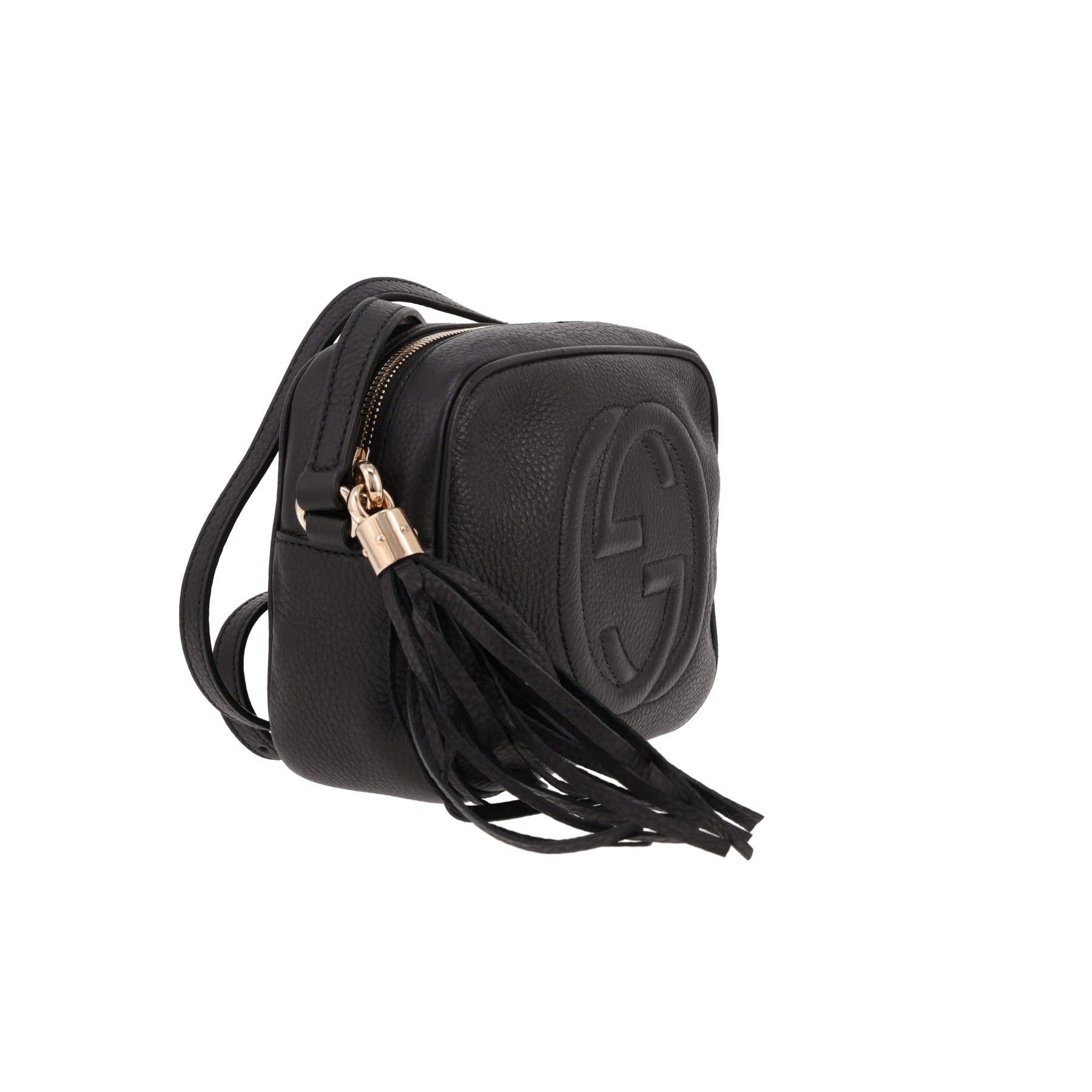 Gucci  Soho Disco shoulder bag  in black grained leather