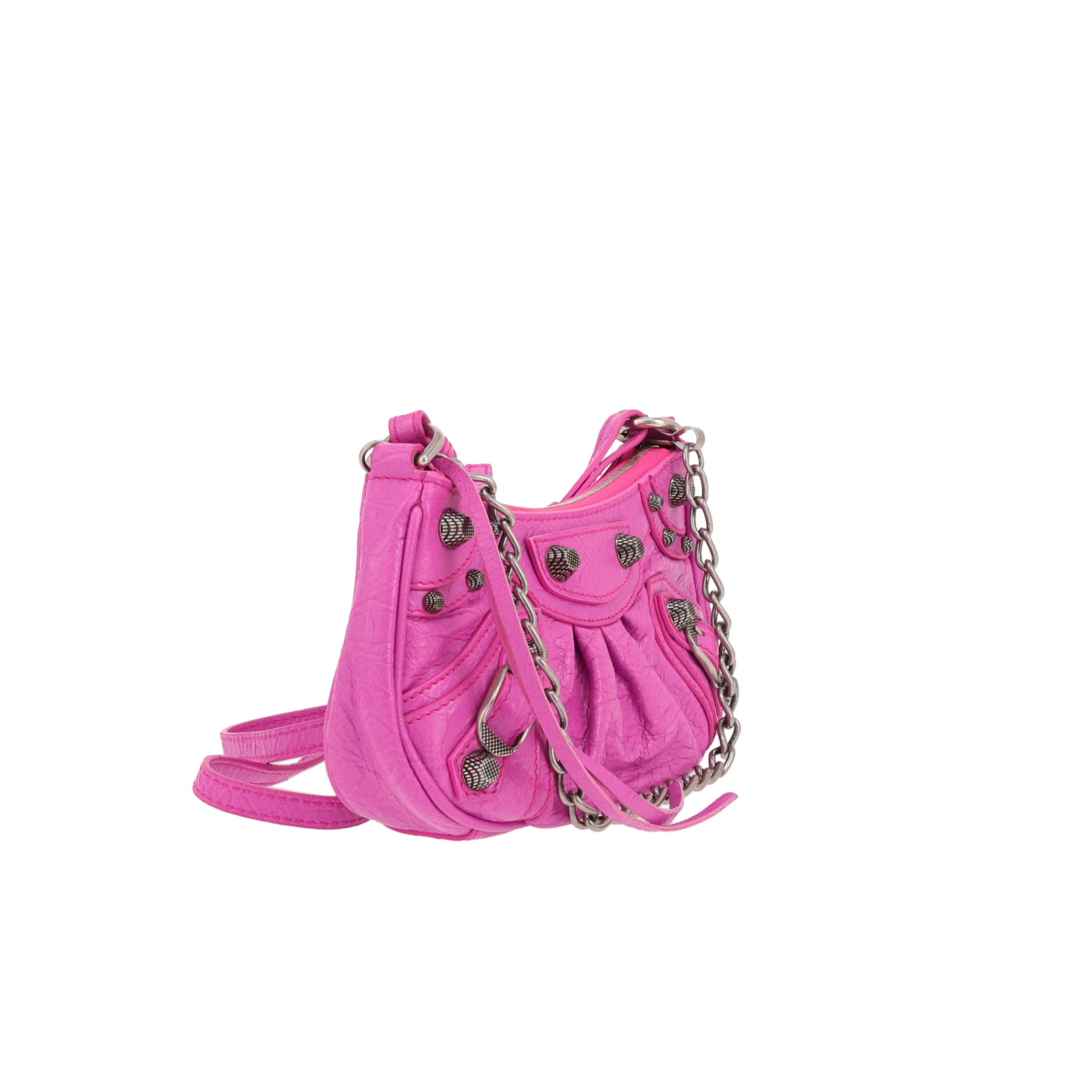 Borsa a tracolla Balenciaga  Cagole mini  in pelle rosa