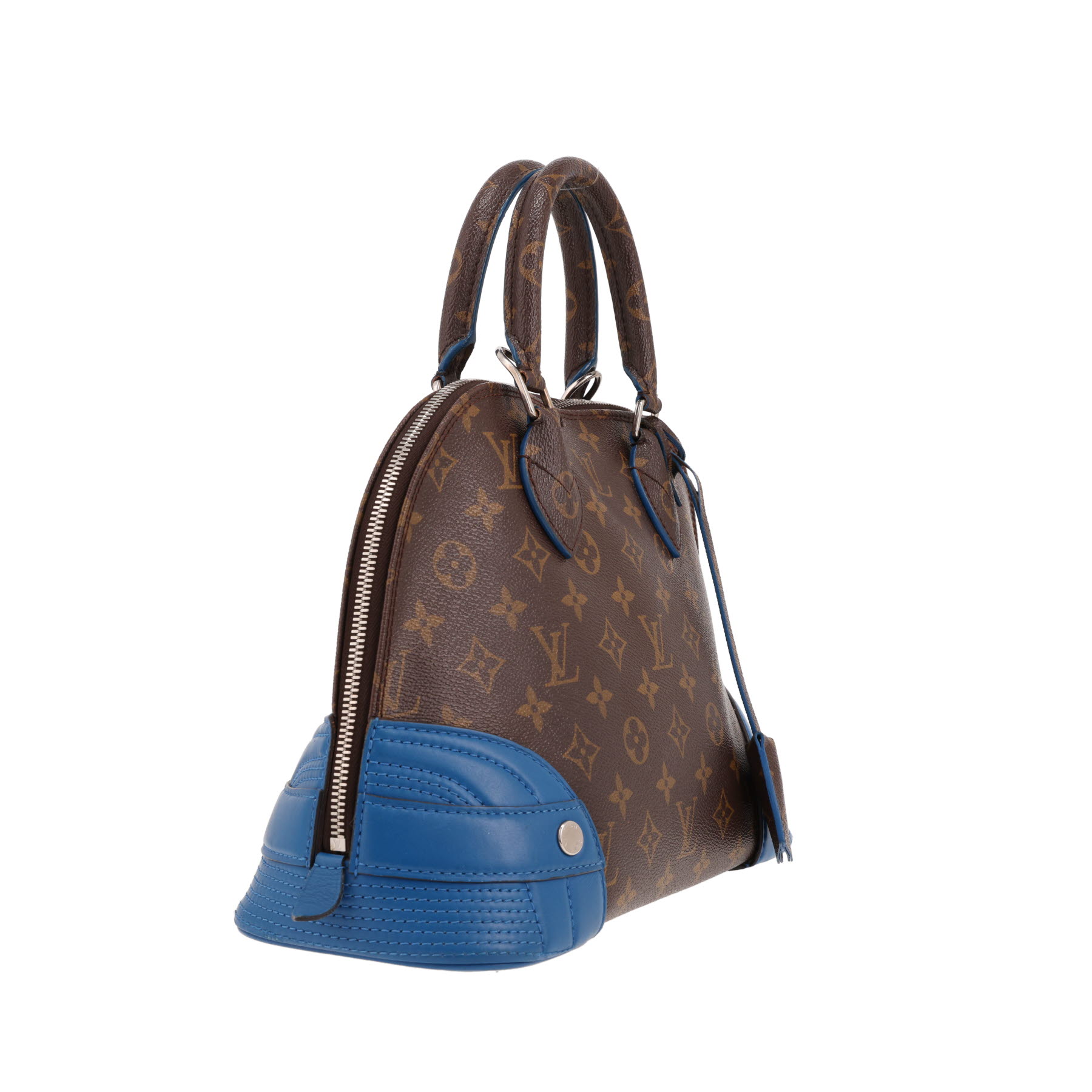 Bolso bandolera Louis Vuitton  Editions Limitées en lona Monogram marrón y cuero azul