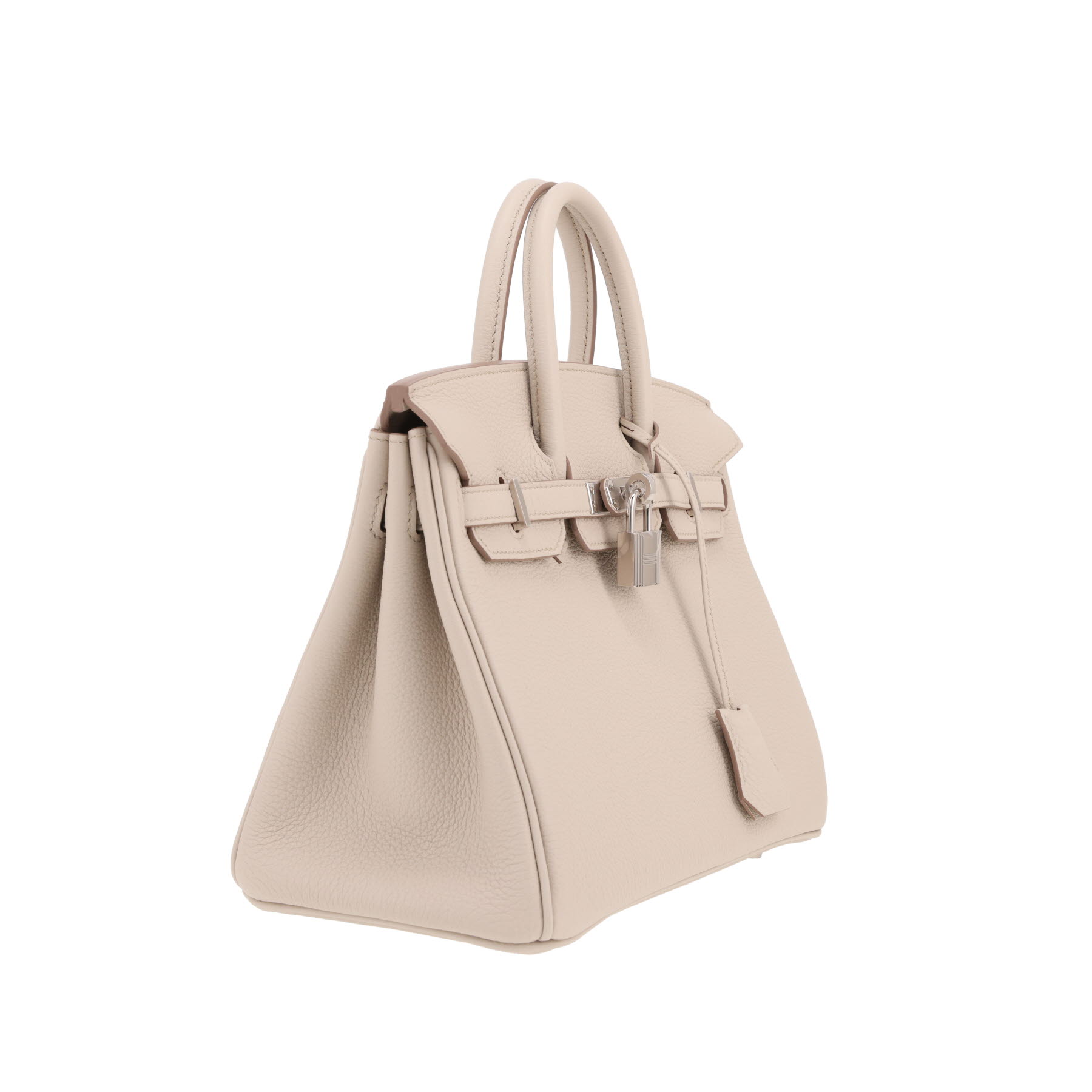 Hermès  Birkin 25 cm handbag  in Béton togo leather