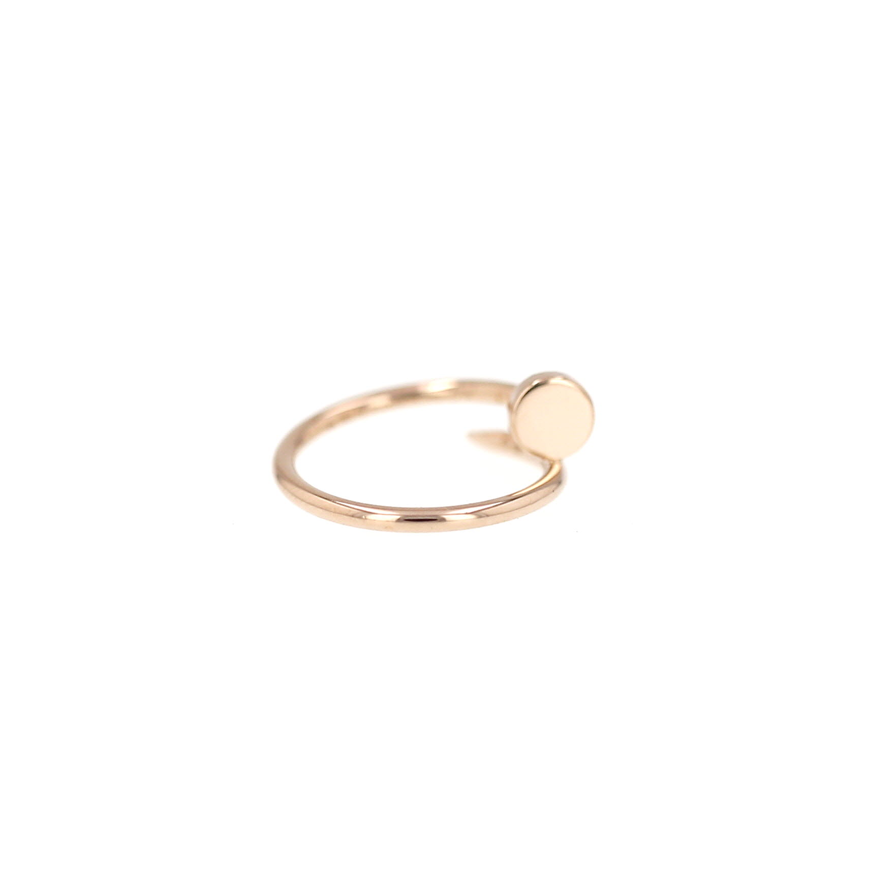 Cartier Juste un clou small model ring in pink gold