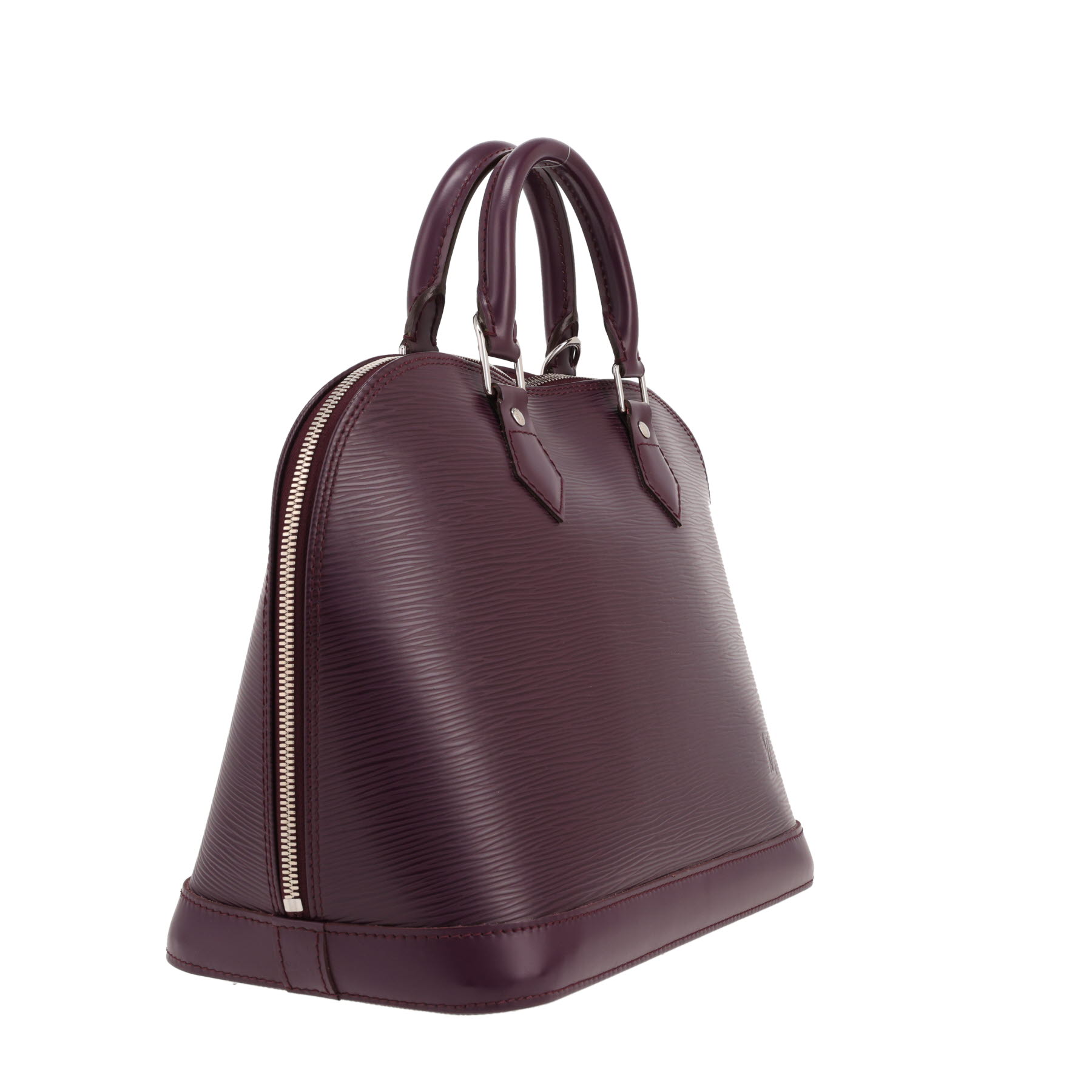 Borsa Louis Vuitton  Alma modello piccolo  in pelle Epi viola