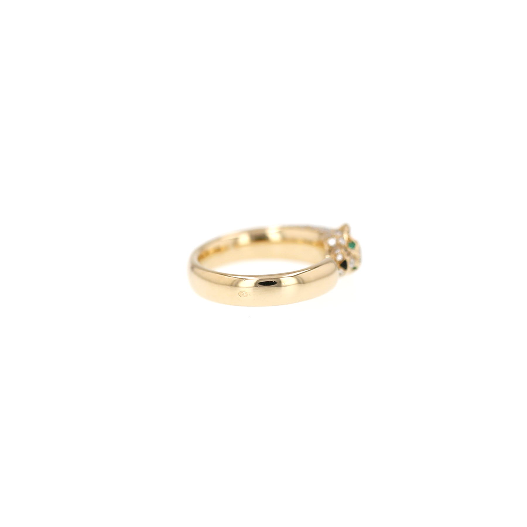 Cartier Panthère small model ring in yellow gold, diamonds and onyx