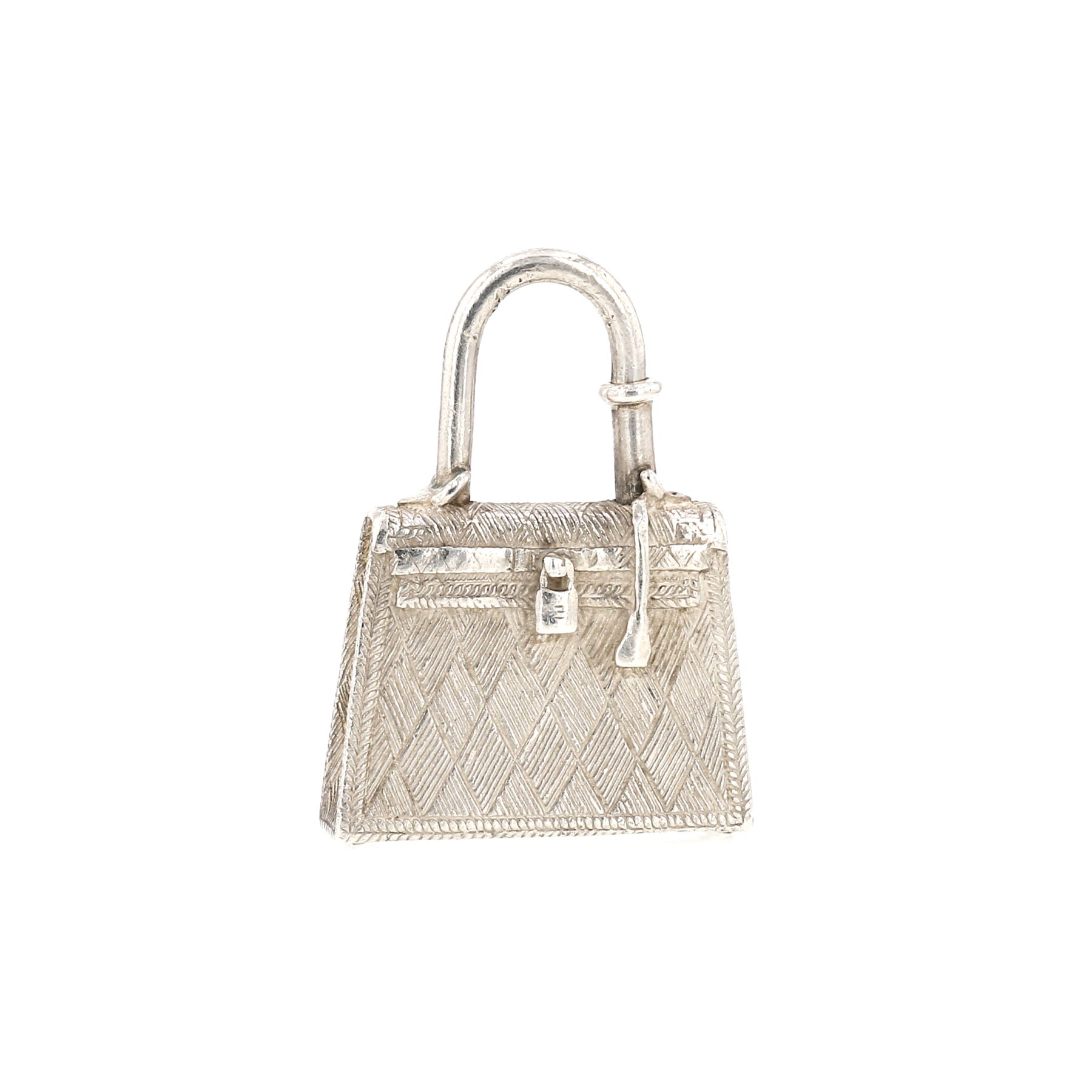 Hermès Cadenas Kelly padlock in silver
