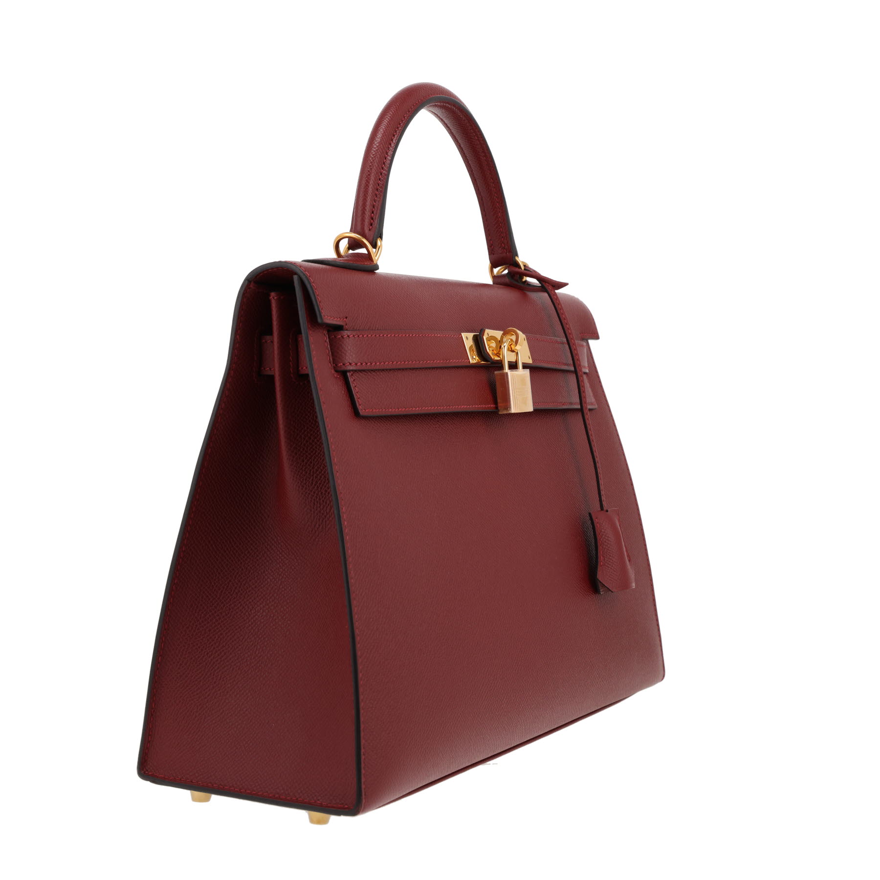 Hermès  Kelly 32 cm handbag  in red H epsom leather