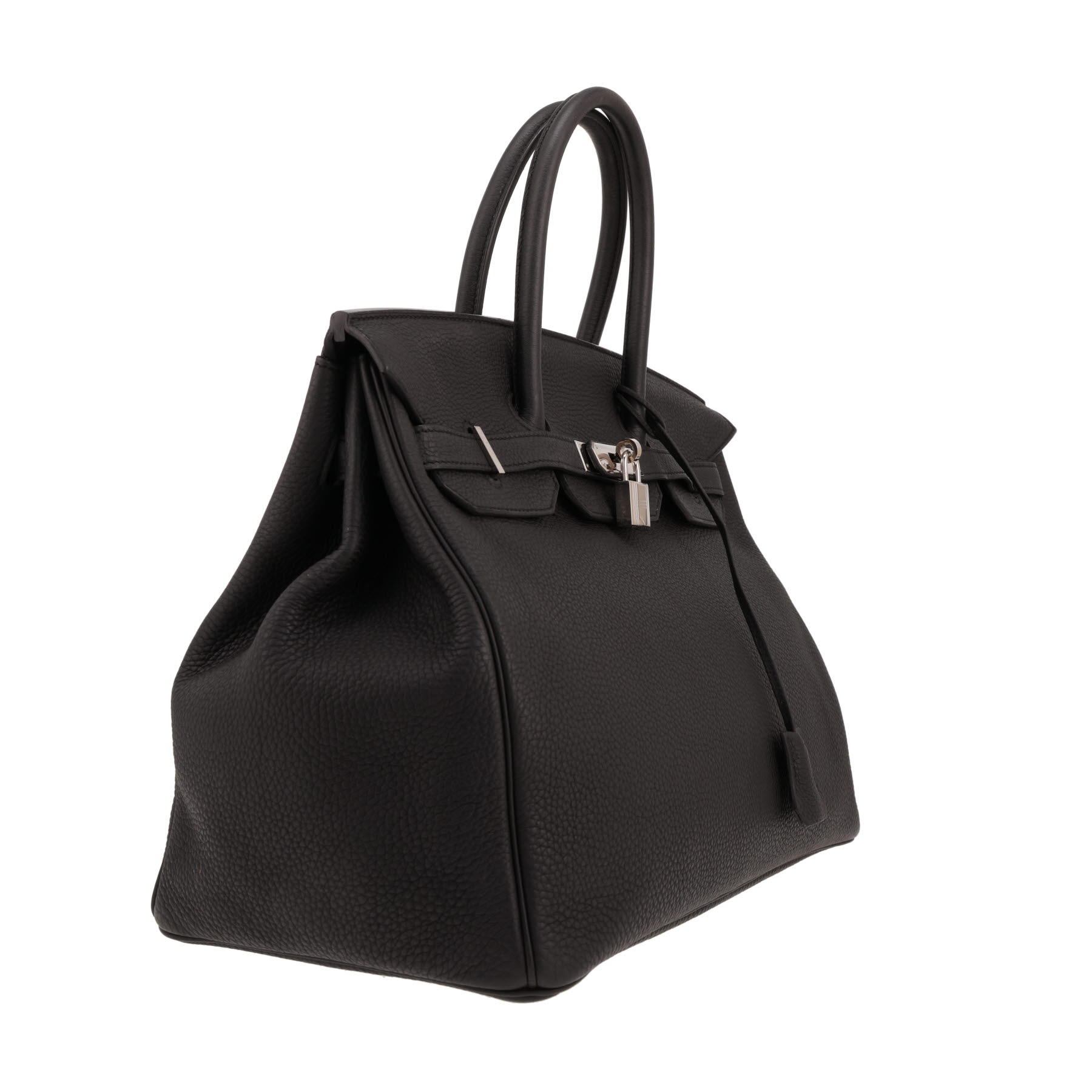 Hermès  Birkin 35 cm handbag  in black togo leather