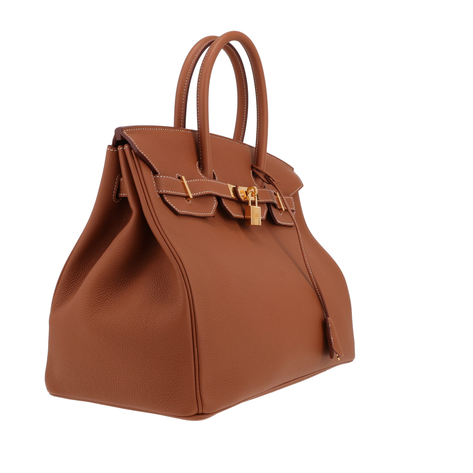 Hermès  Birkin 35 cm handbag  in gold togo leather