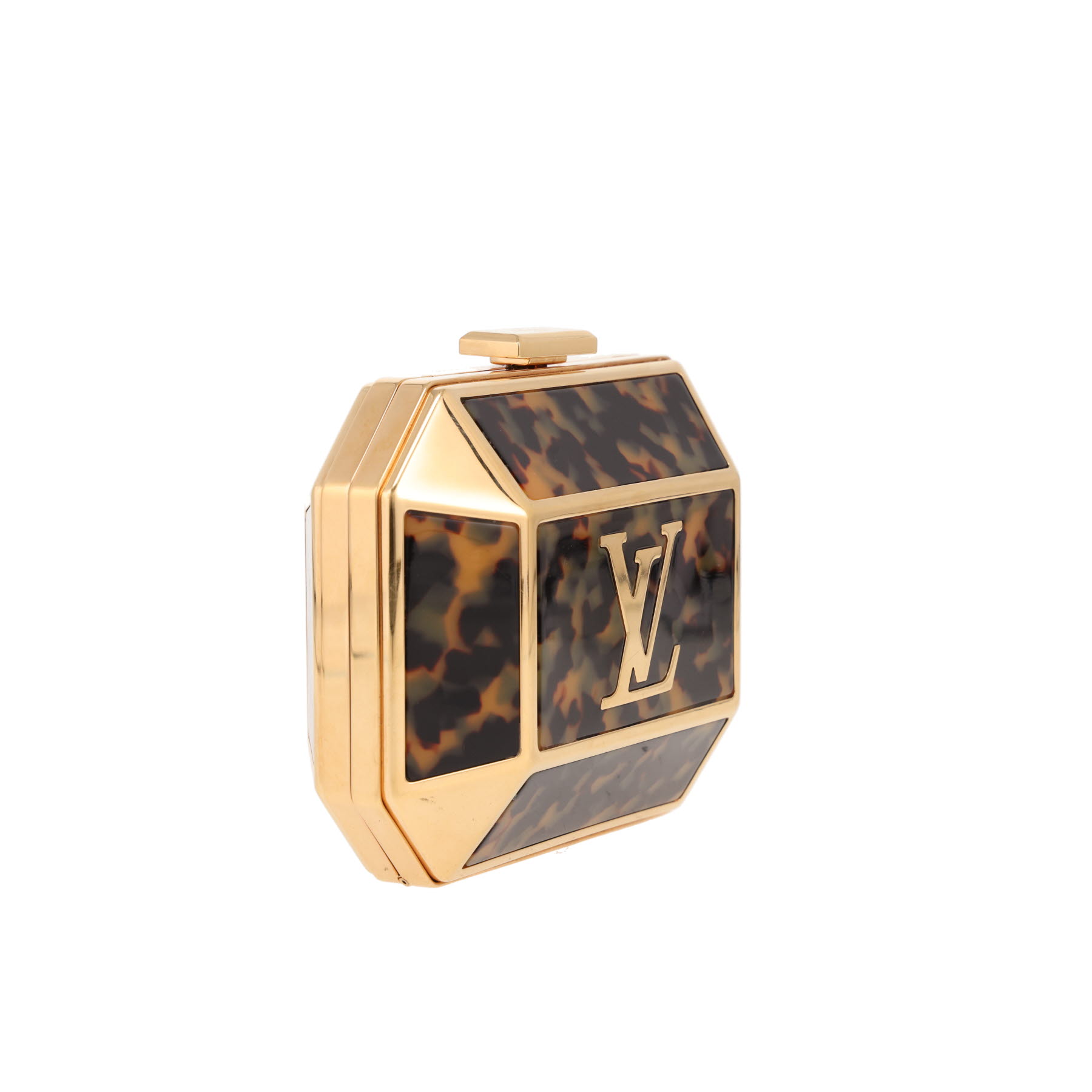 Minaudière Louis Vuitton   en métal doré