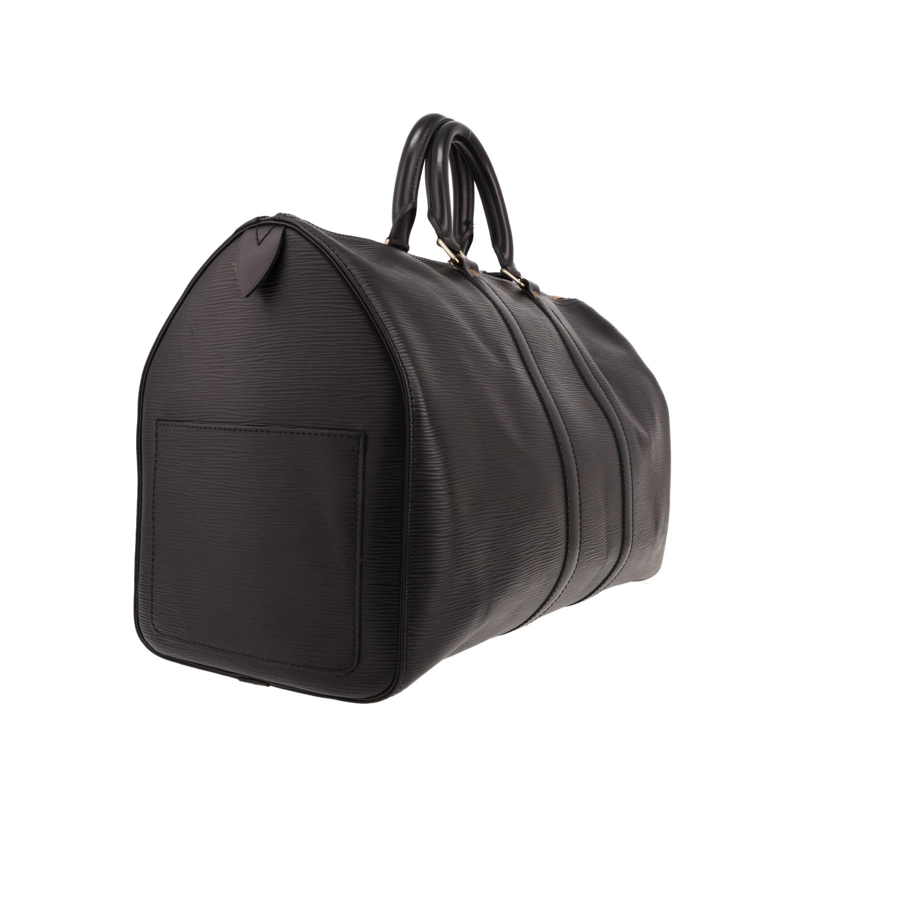 Borsa da viaggio Louis Vuitton  Keepall 45 in pelle Epi nera