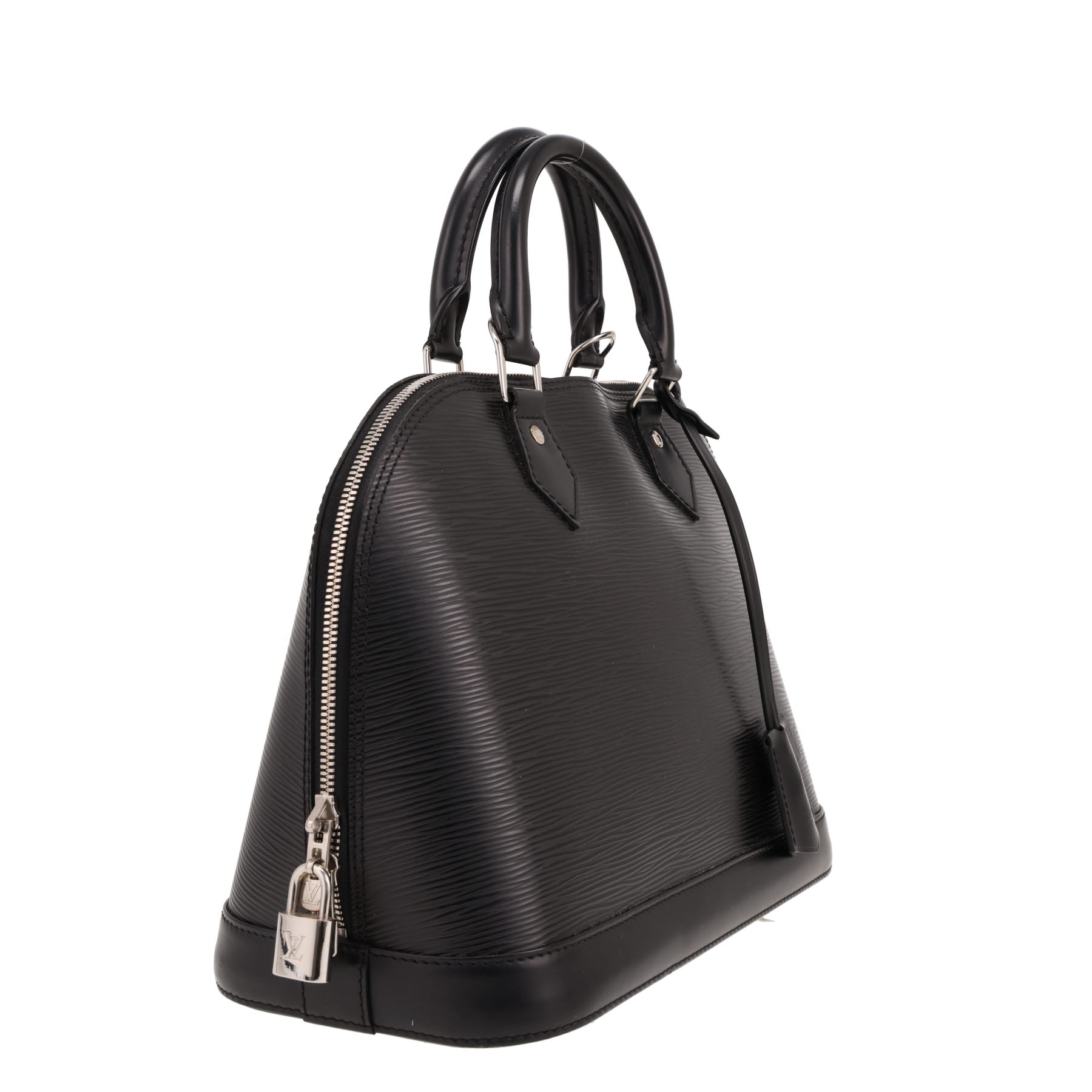 Bolso de mano Louis Vuitton  Alma modelo pequeño  en cuero Epi negro