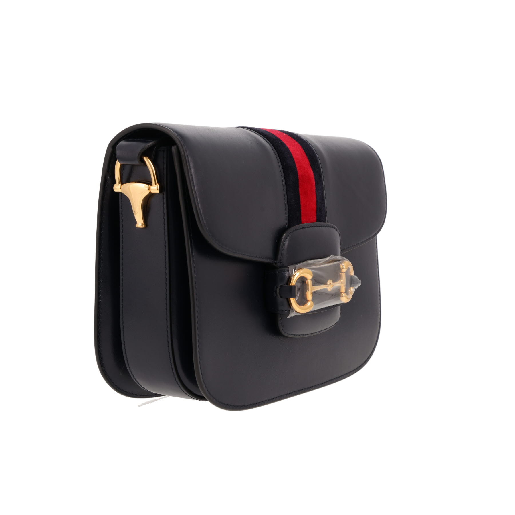 Bolso Gucci 1955 Horsebit de piel azul