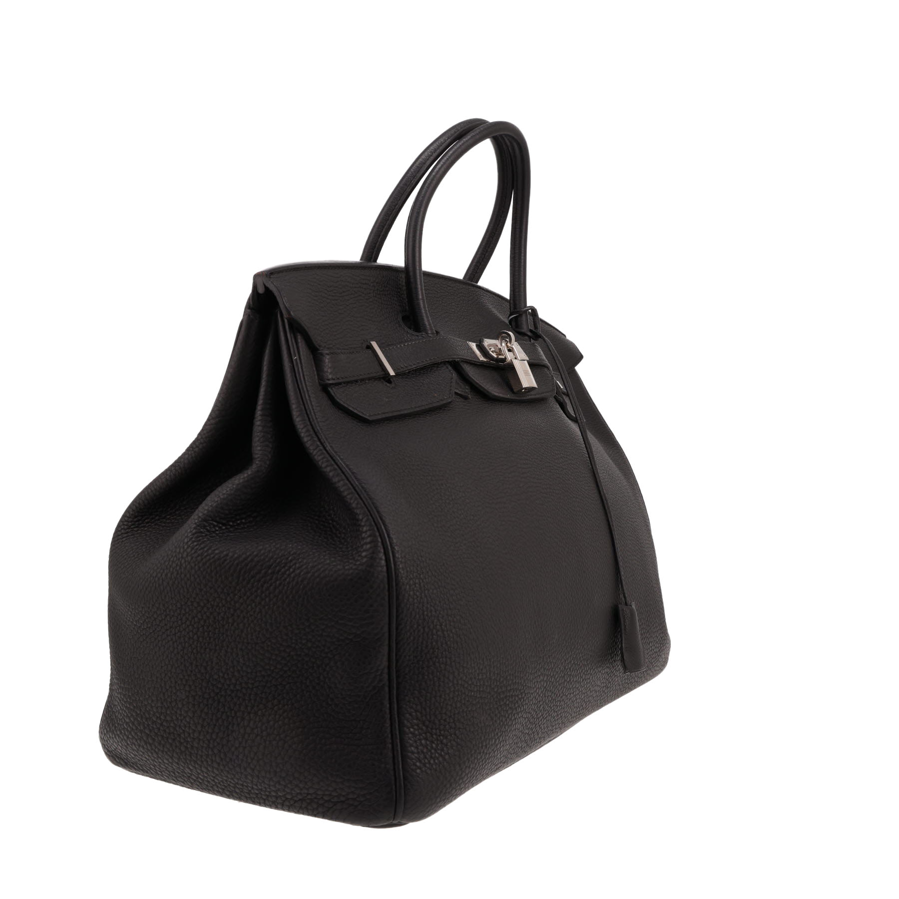 Hermès  Birkin 40 cm handbag  in black togo leather