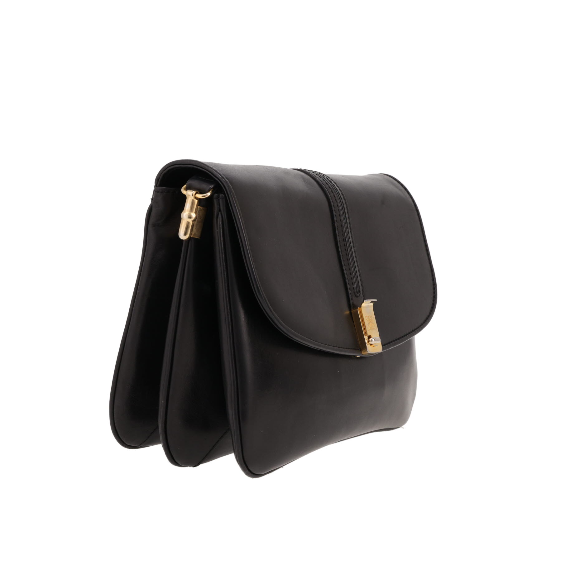 Sac à main Celine  Horse Carriage en cuir noir