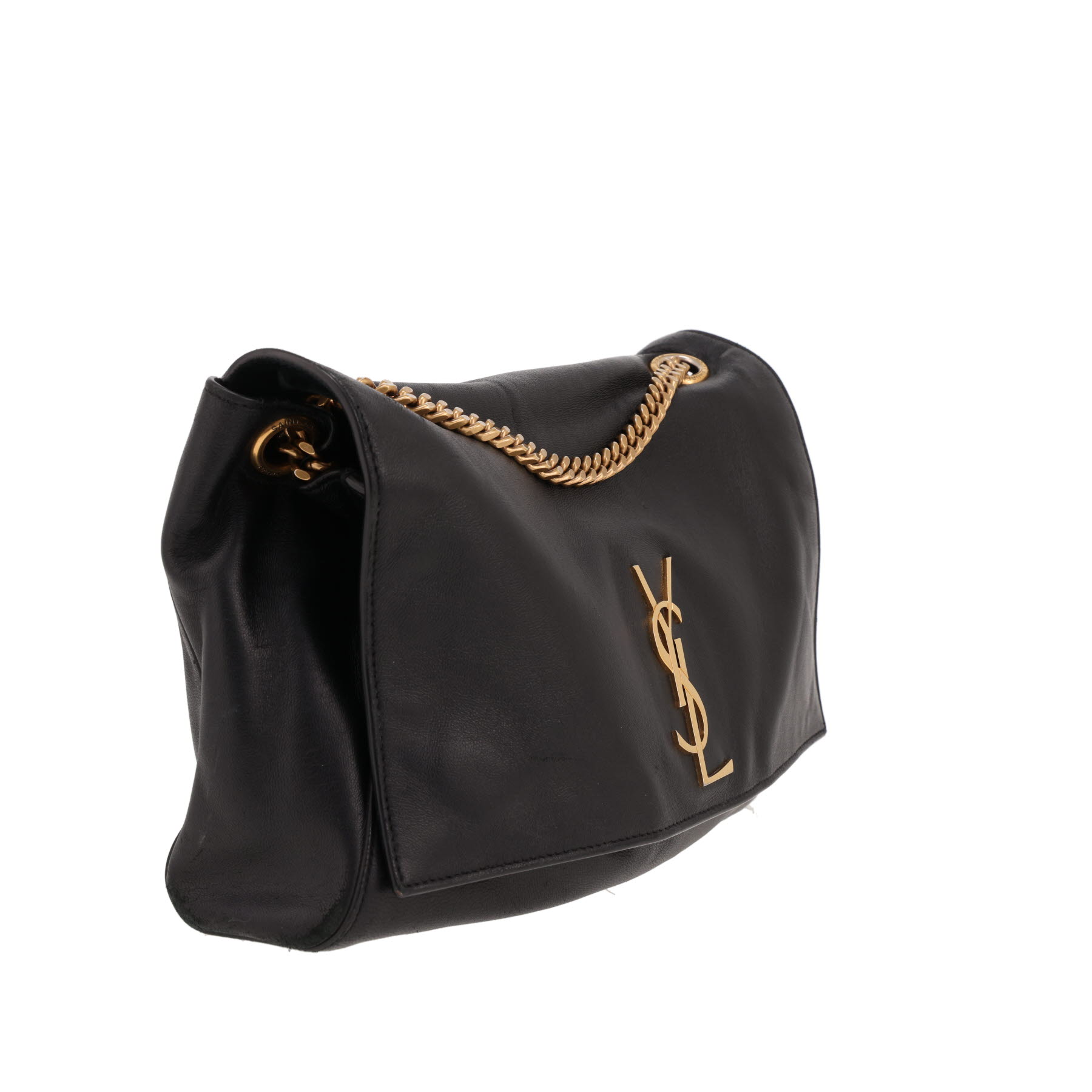 Bolso bandolera Saint Laurent  Jamie en cuero negro