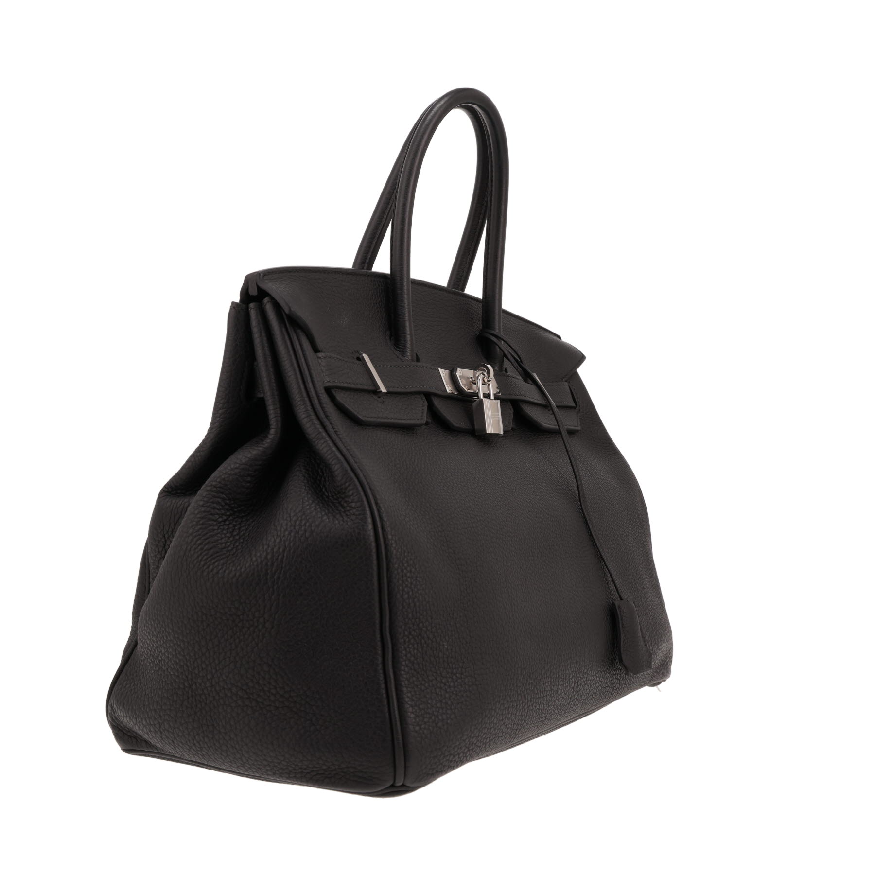 Borsa Hermès  Birkin 35 cm in pelle togo nera