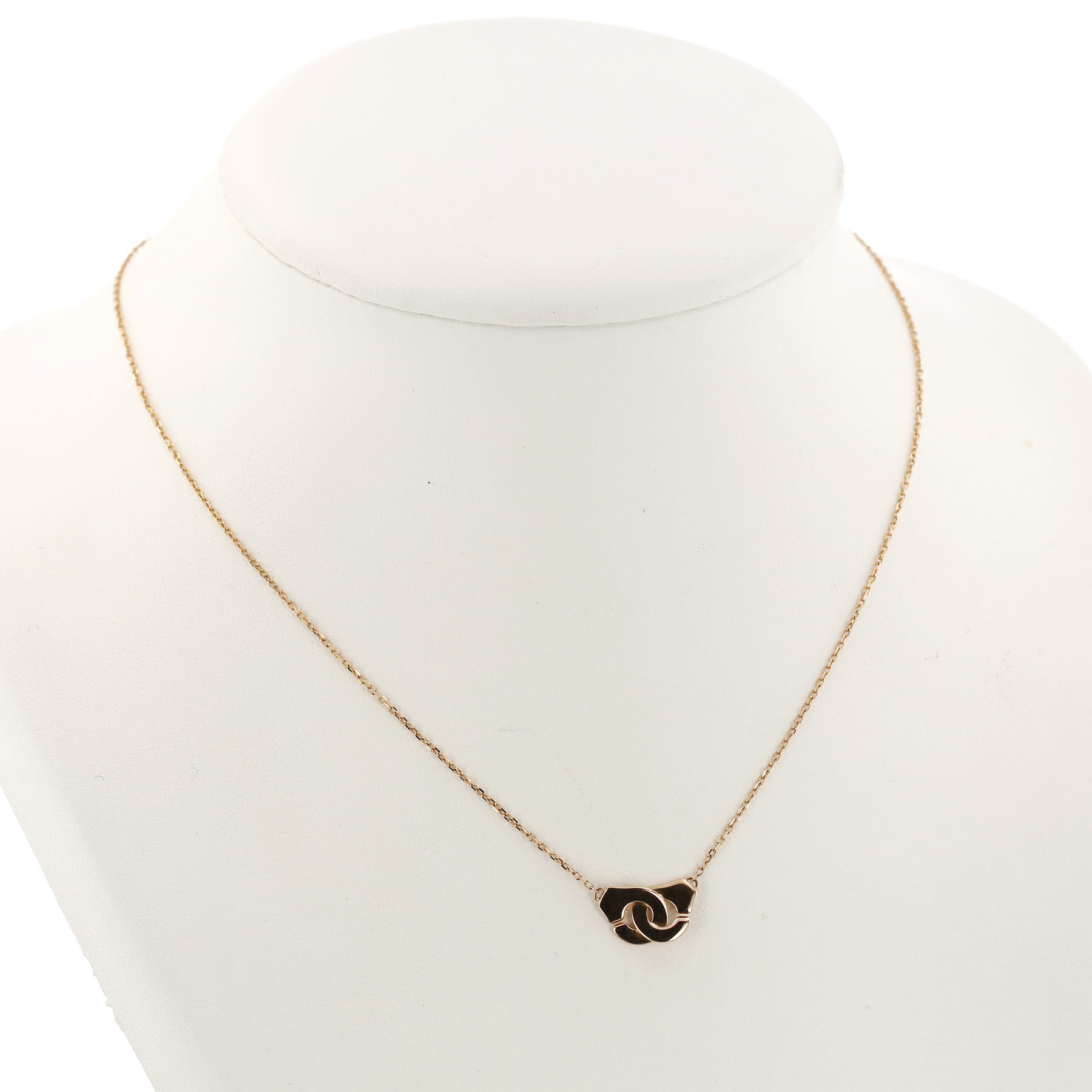 Dinh Van Menottes size XS necklace in pink gold