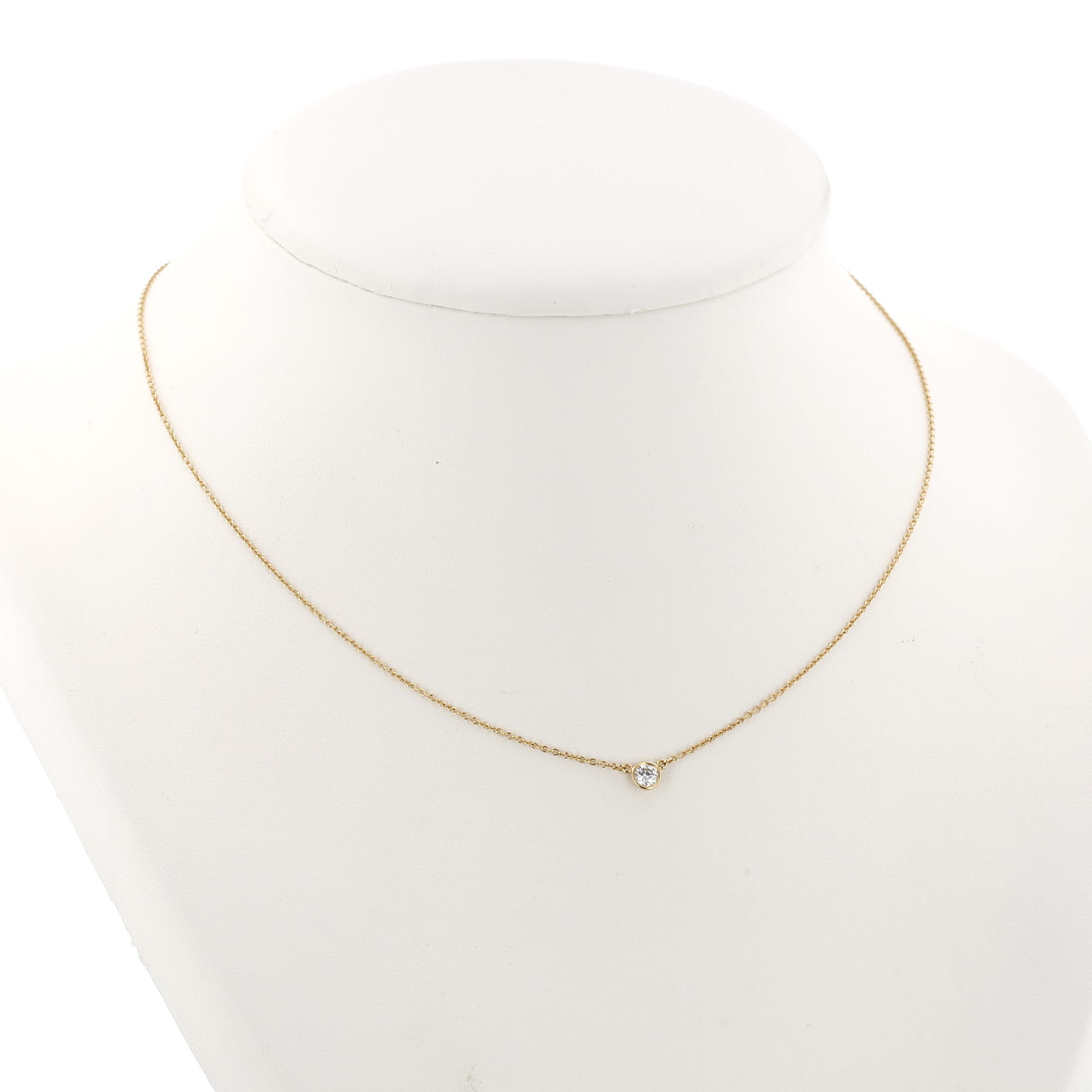Tiffany & Co ‘Diamonds By The Yard’ necklace in yellow gold and diamonds