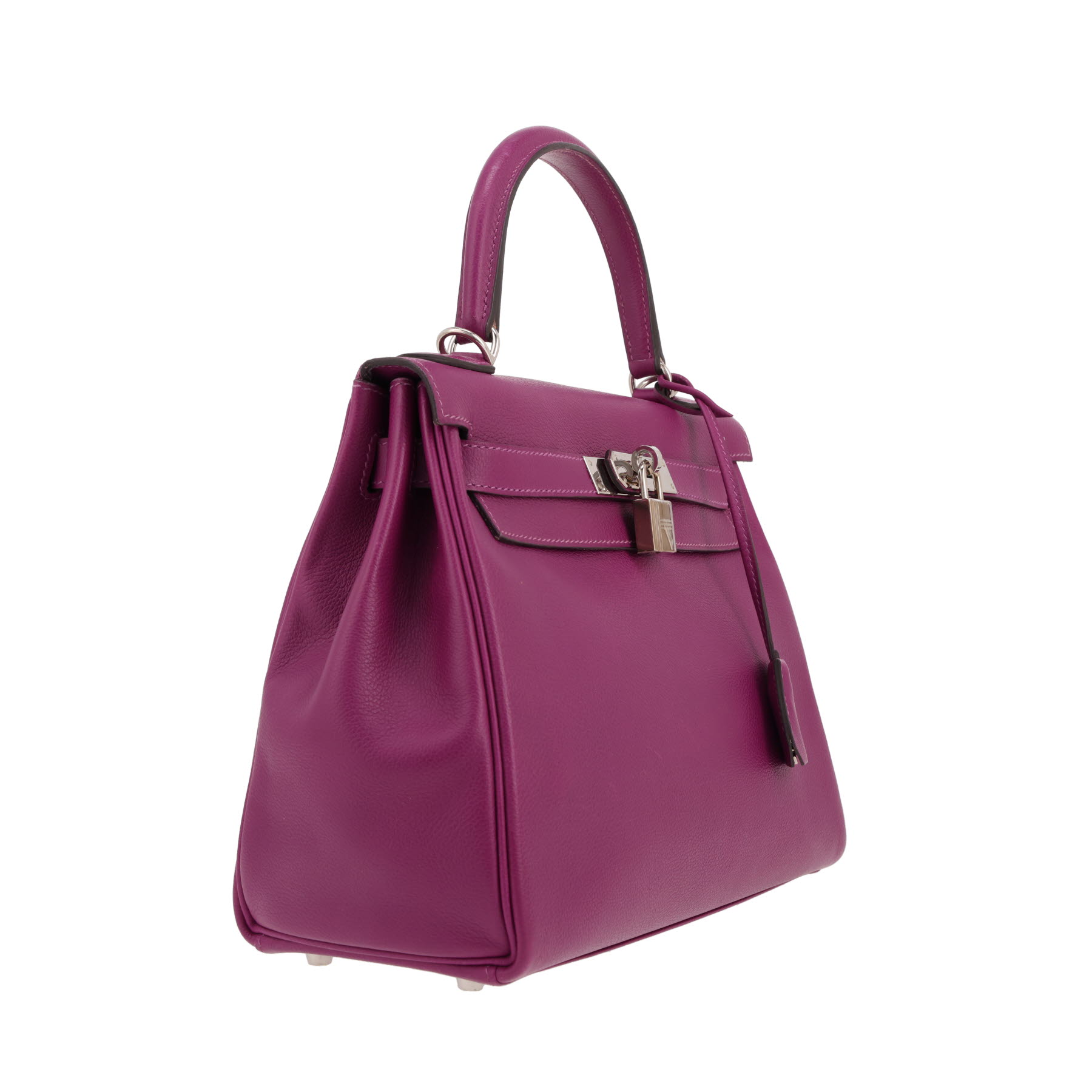 Hermès  Kelly 28 cm handbag  in purple Anemone Evercolor leather