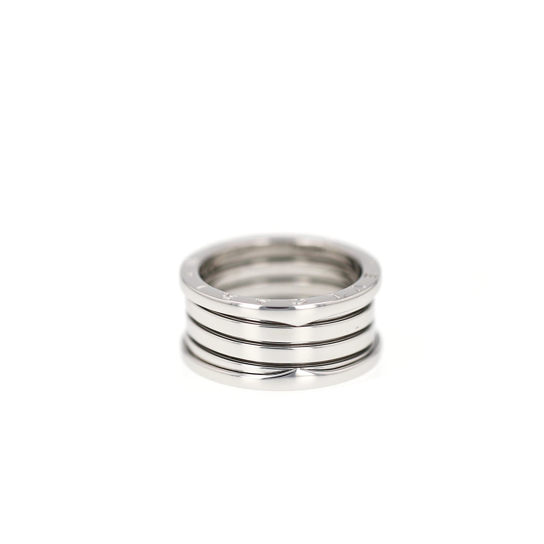 Bulgari B.Zero1 large model ring in white gold