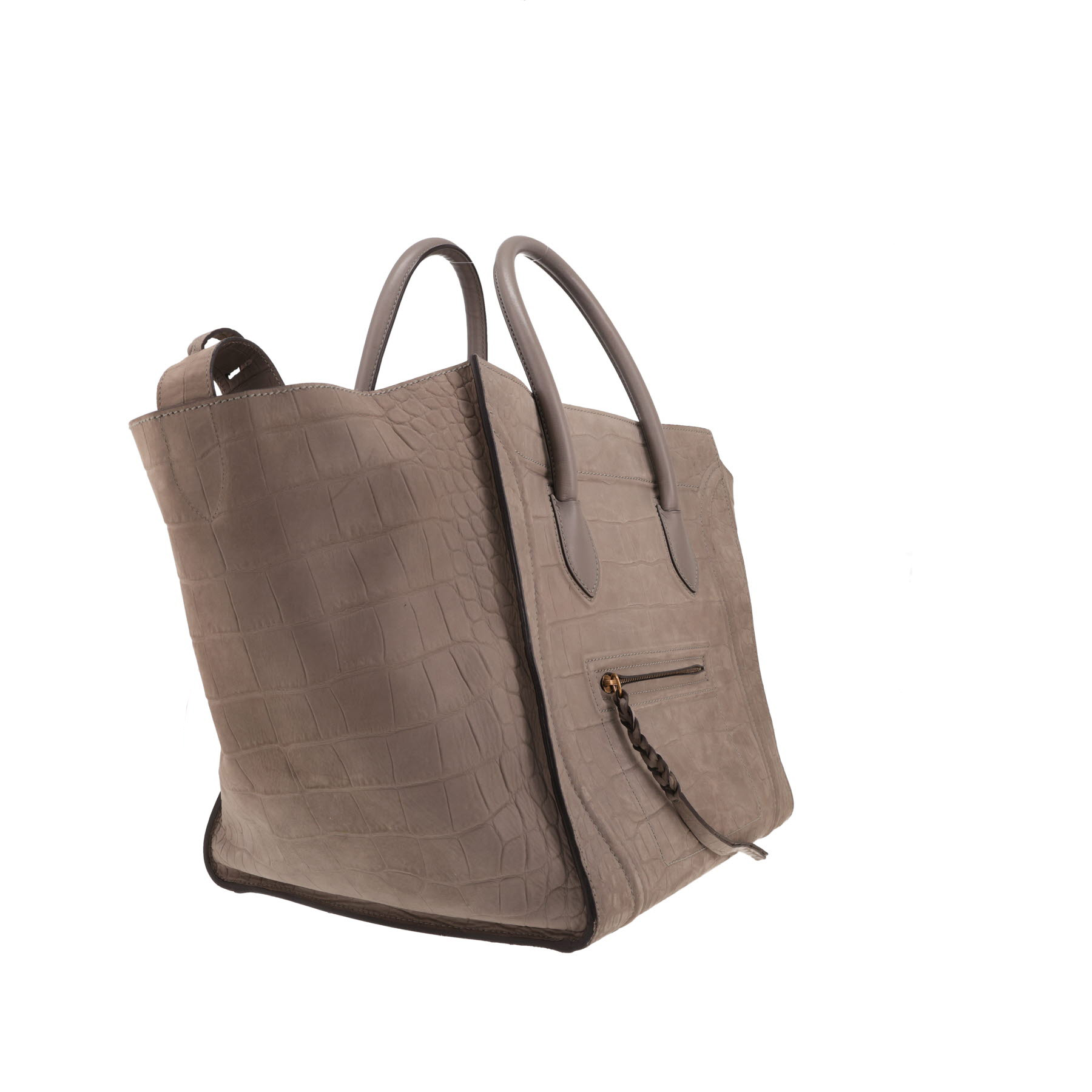 Sac cabas Celine  Phantom en cuir gris