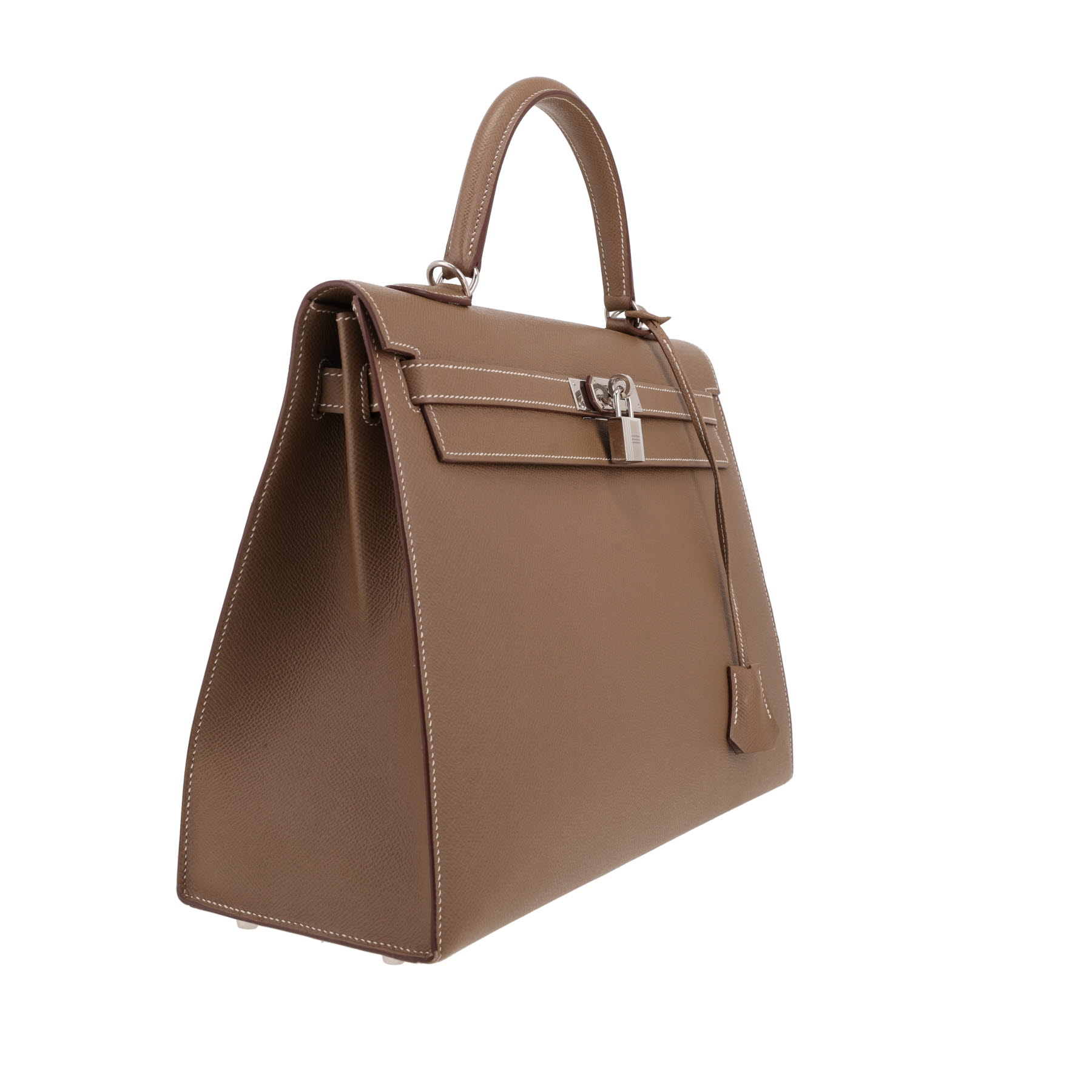 Hermès  Kelly 35 cm handbag  in etoupe epsom leather