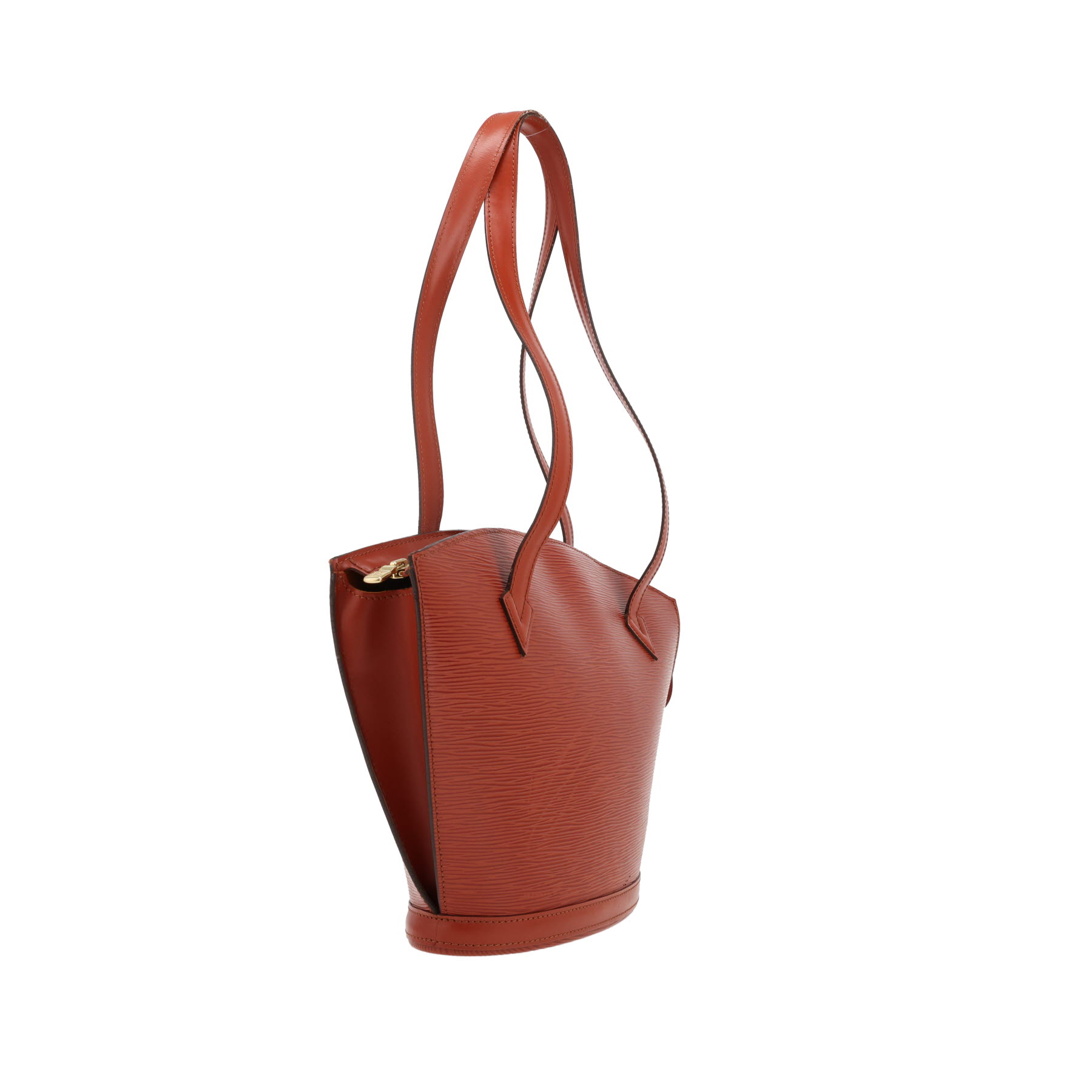 Louis Vuitton  Saint Jacques handbag  in brown epi leather