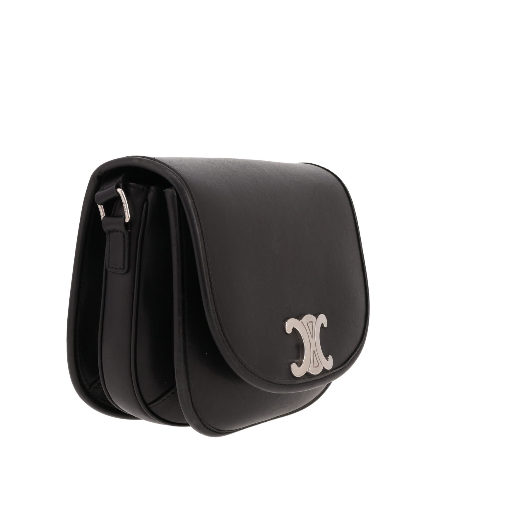 Borsa a tracolla Celine  Triomphe in pelle nera