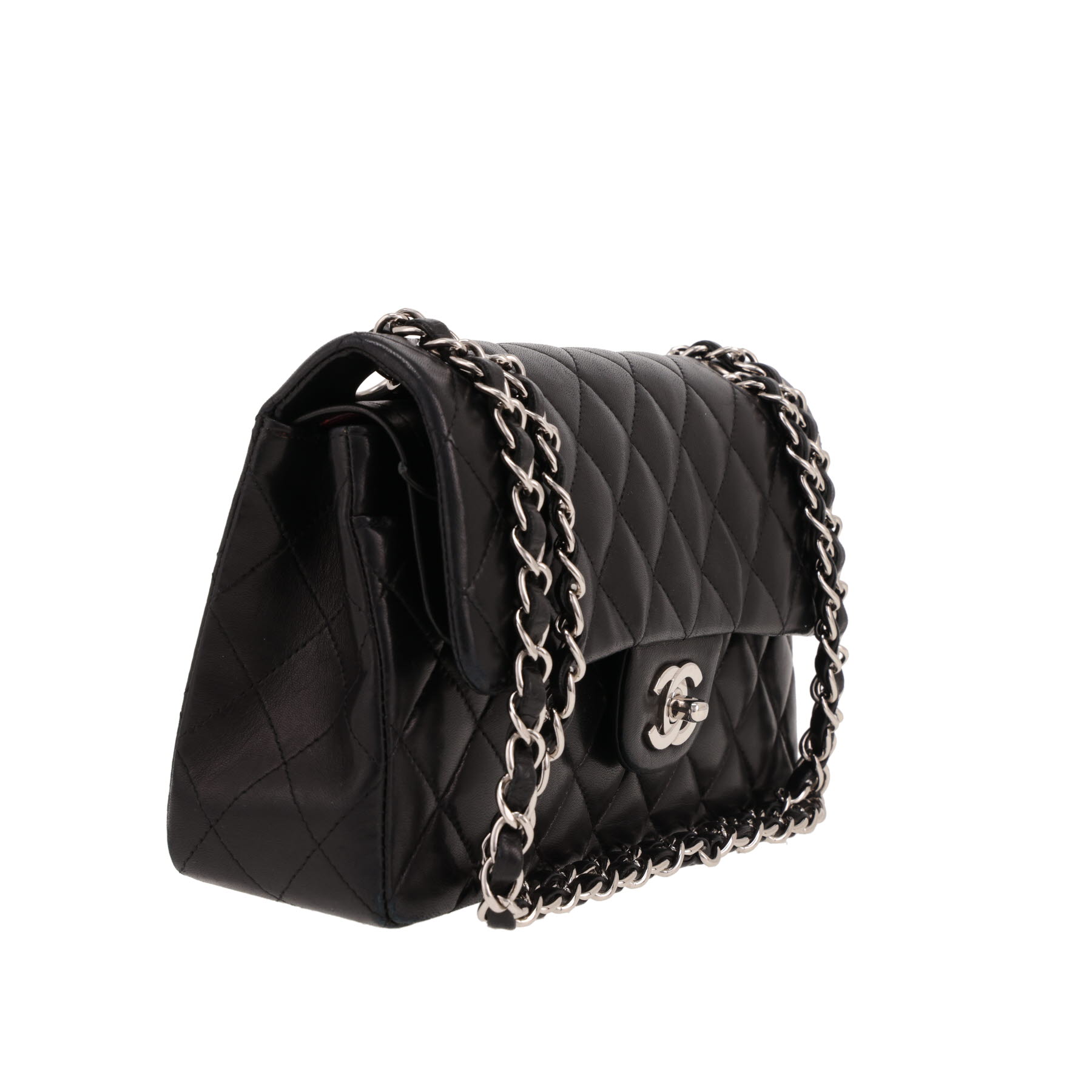 Chanel  Timeless Petit handbag  in black quilted leather