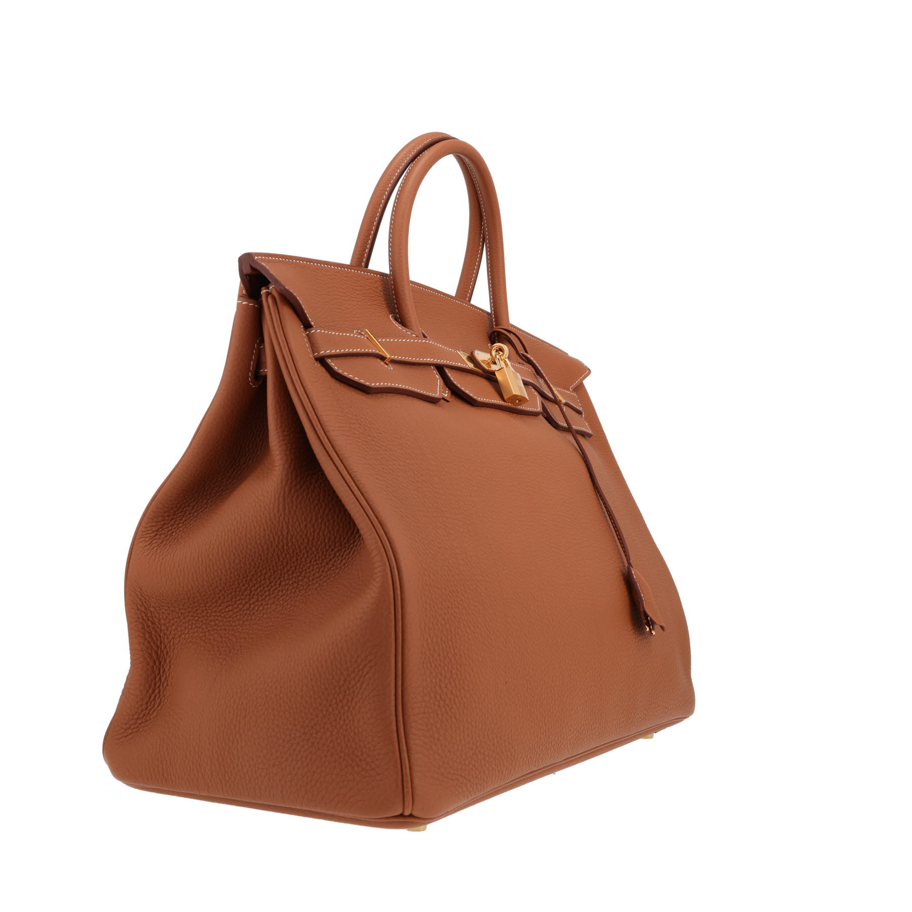 Hermès  Birkin 40 cm handbag  in gold togo leather