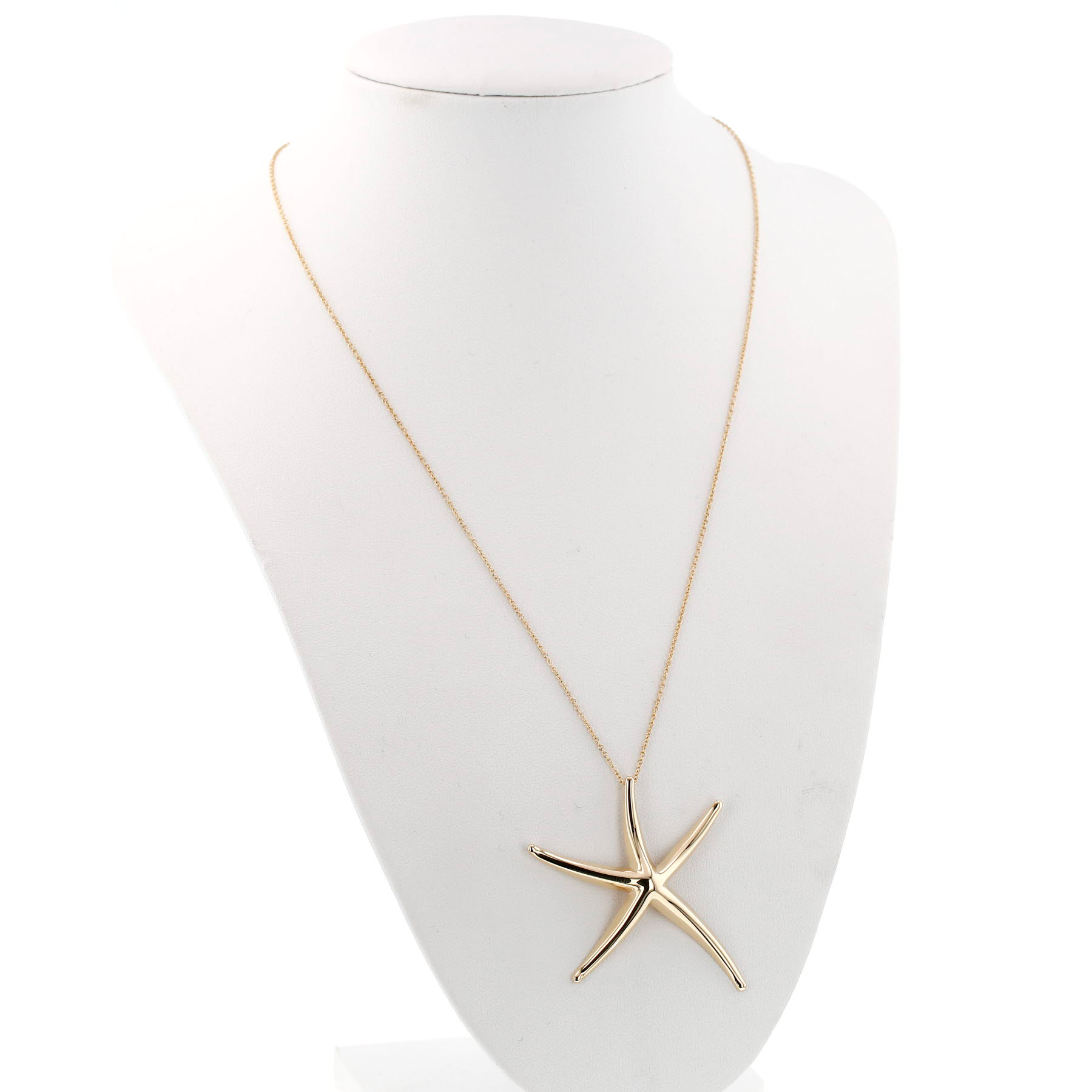 Collier Tiffany & Co Elsa Peretti en or jaune