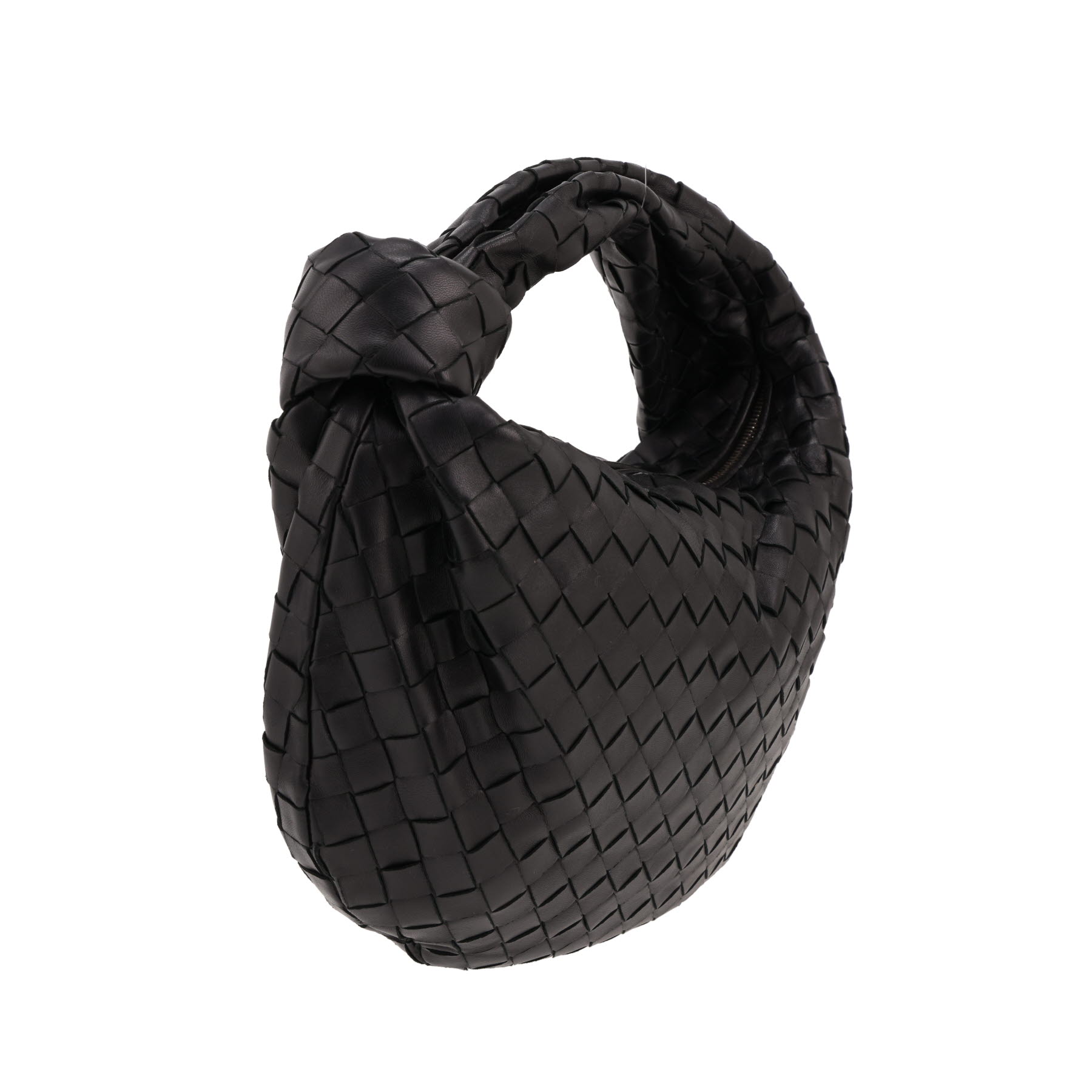 Sac à main Bottega Veneta  Teen Jodie en cuir intrecciato noir