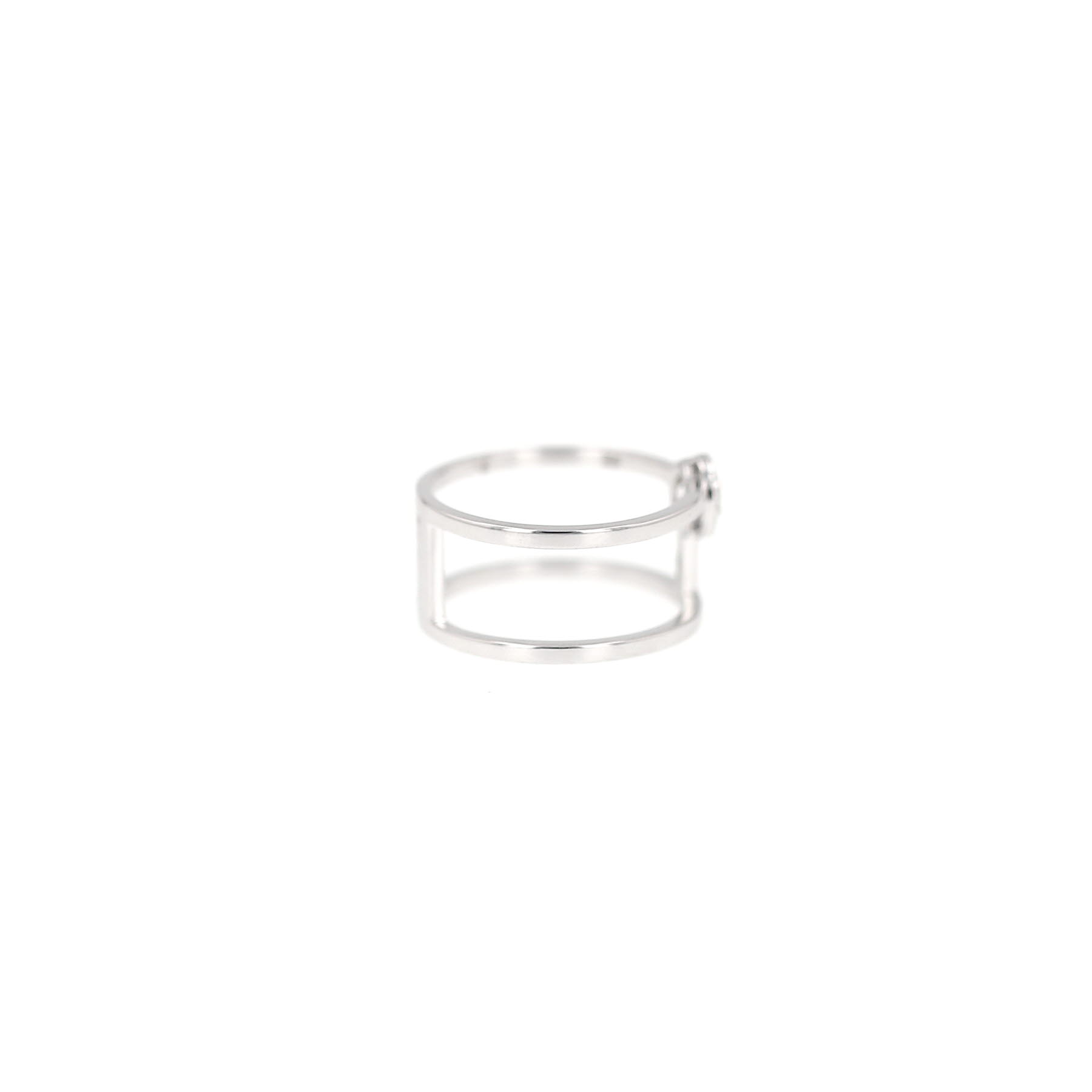 Bague Messika Glam'Azone en or blanc et diamants