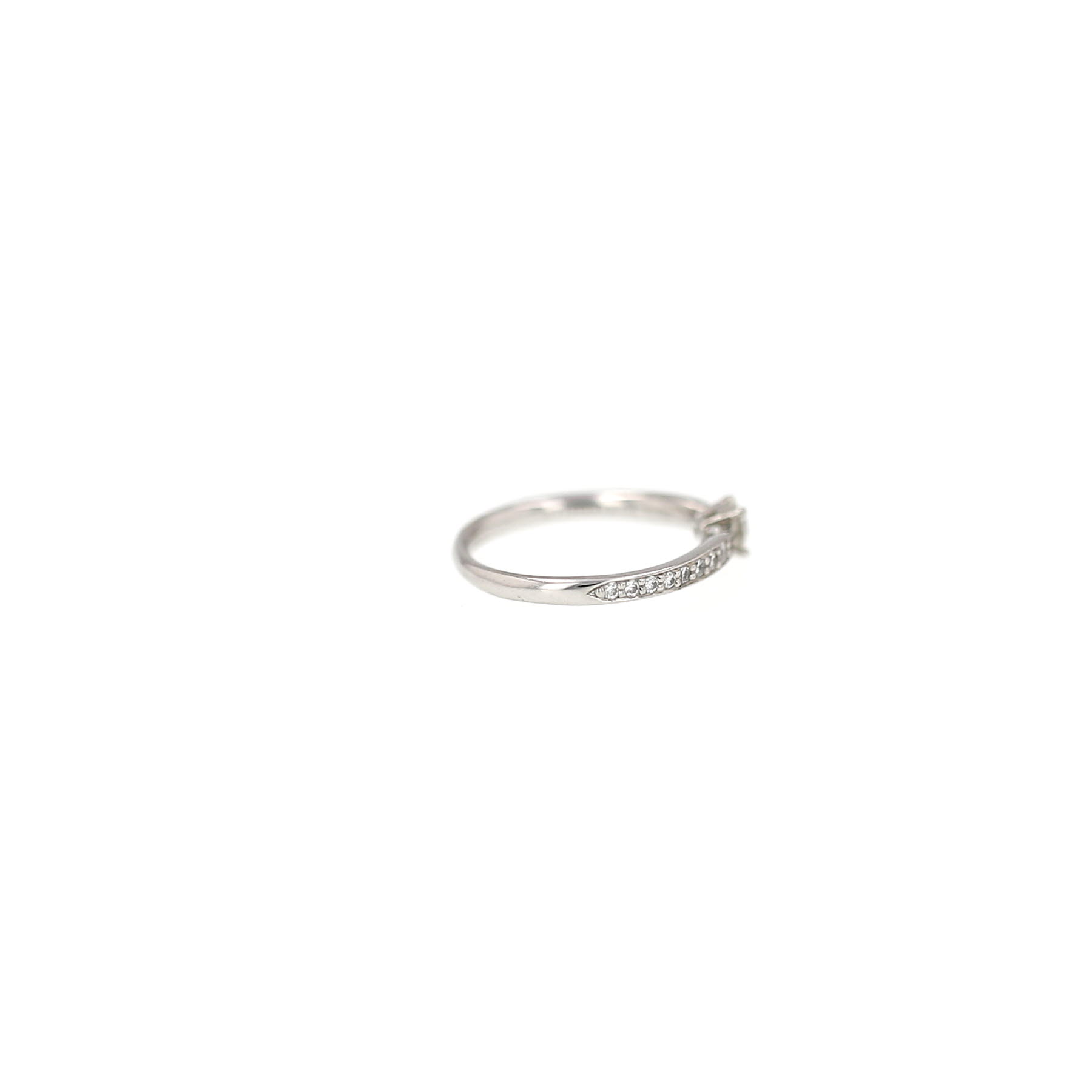 Bague solitaire Tiffany & Co Harmony en platine et diamants