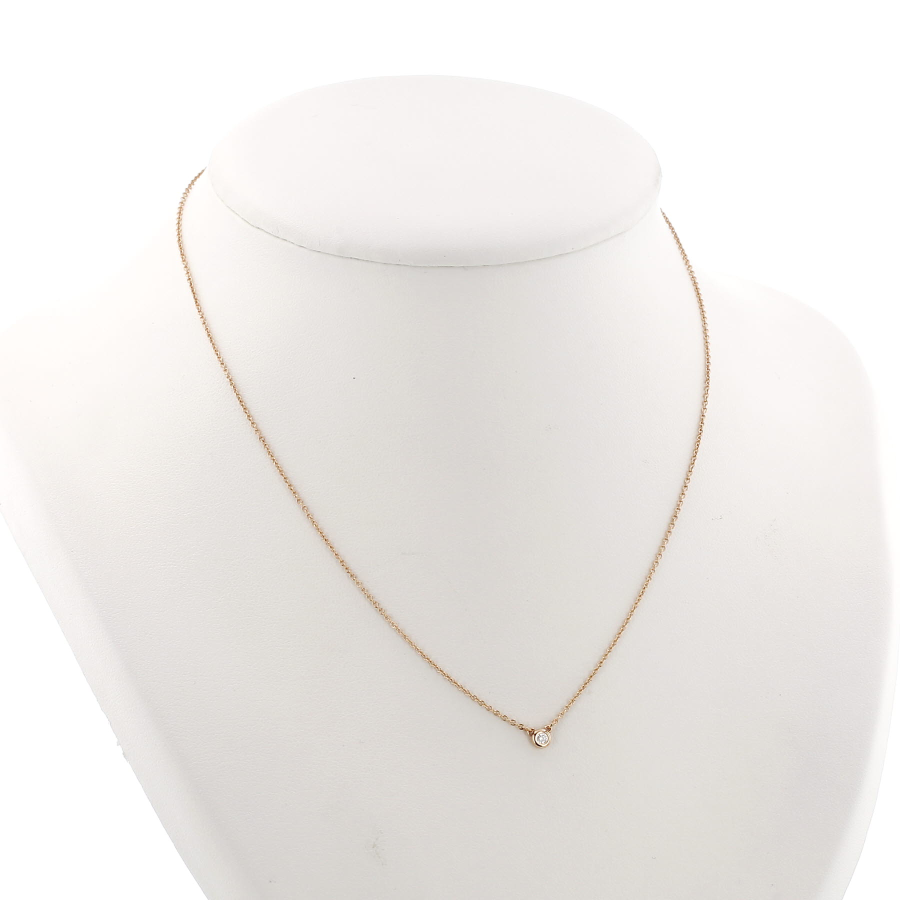 Collier Tiffany & Co Diamonds By The Yard en or rose et diamant