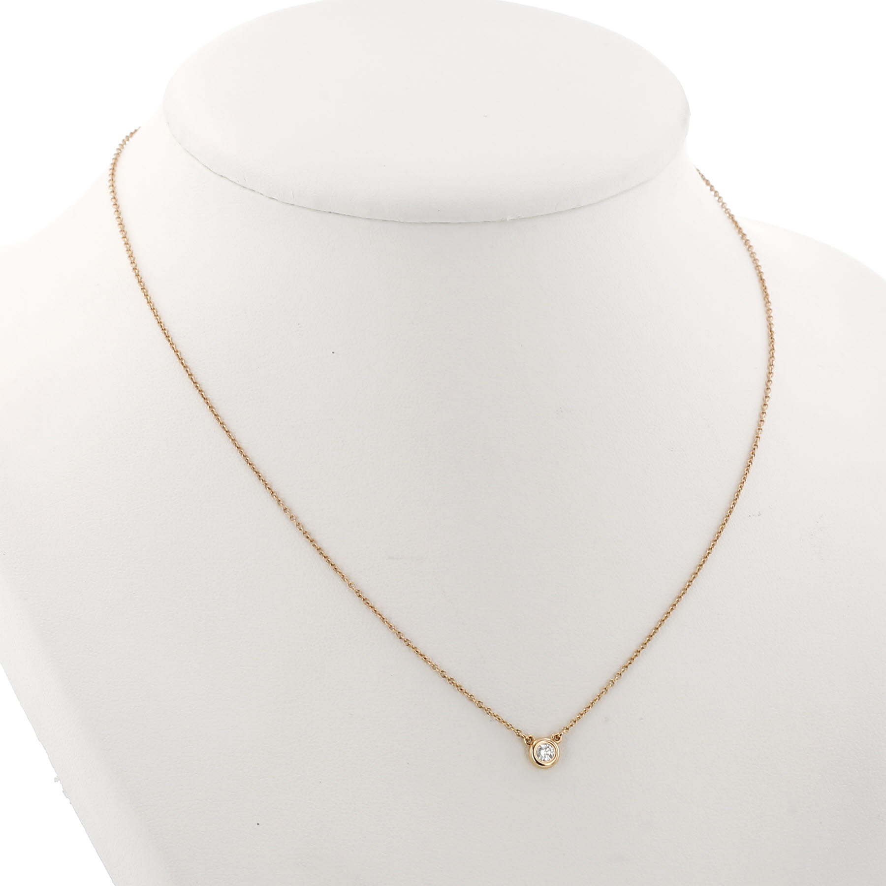 Collier Tiffany & Co Diamonds By The Yard en or rose et diamant