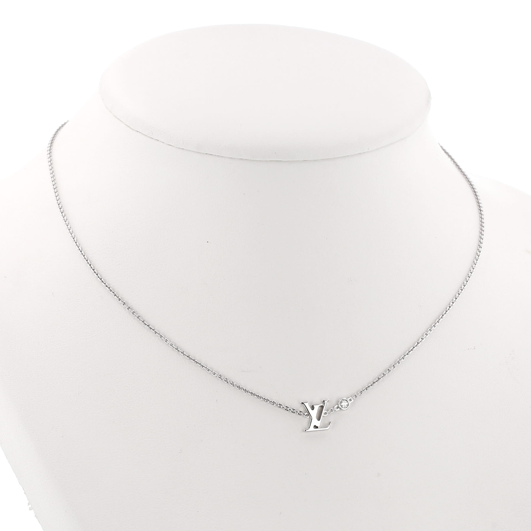 Collier Louis Vuitton Idylle Blossom en or blanc et diamant