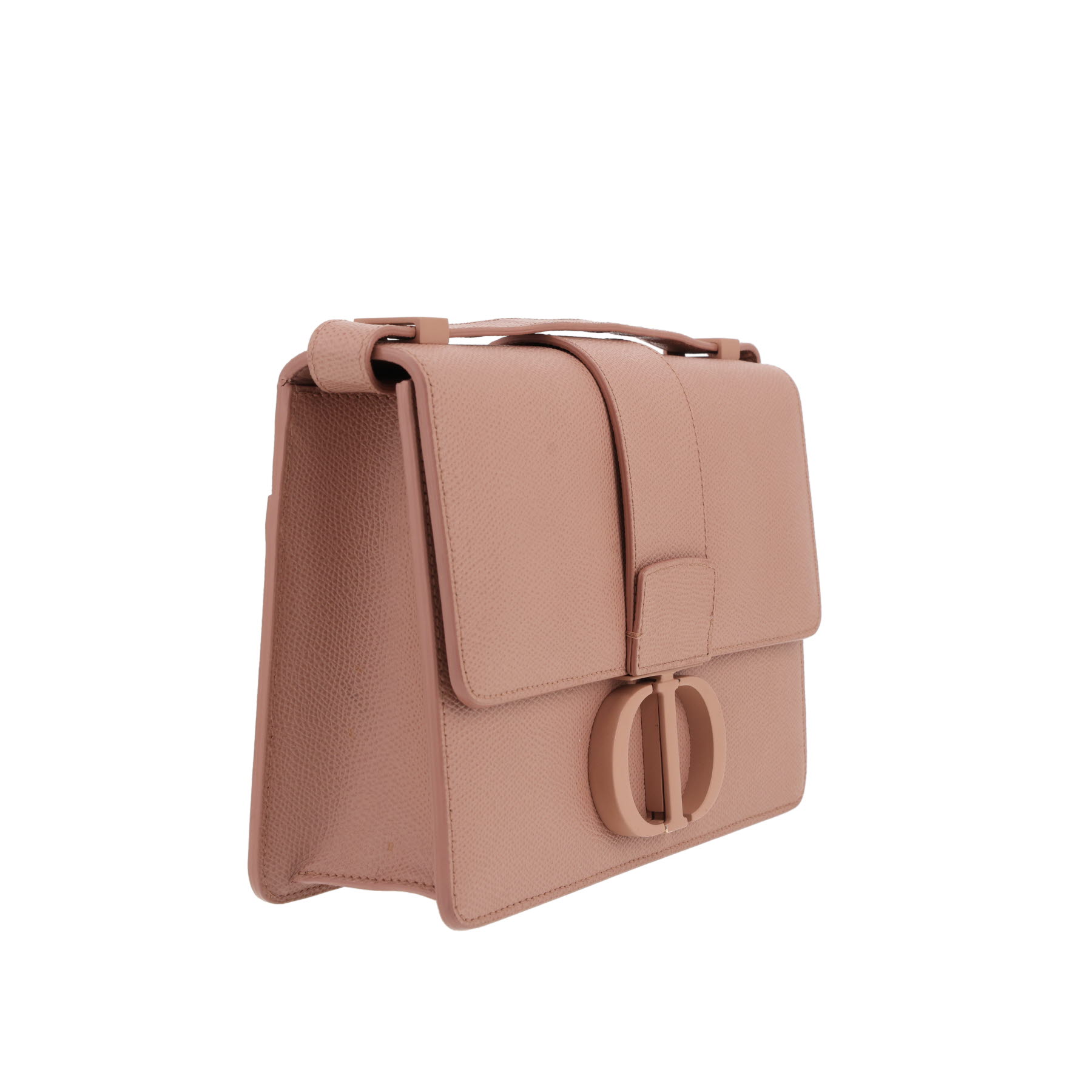 Dior  30 Montaigne shoulder bag  in powder pink grained leather