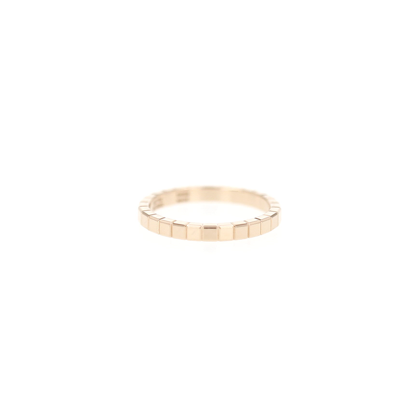 Chopard Ice Cube ring in pink gold and diamond