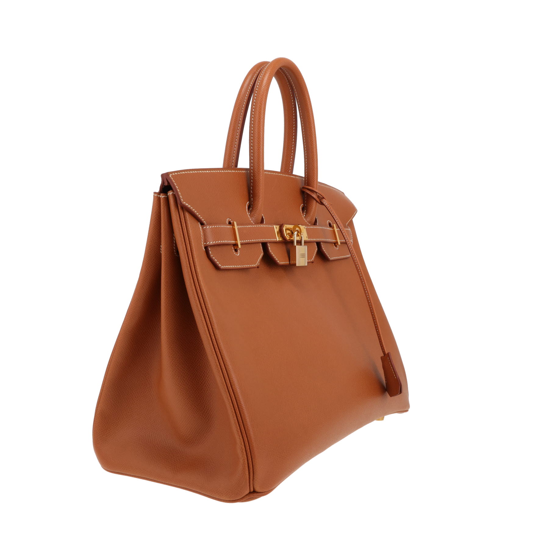 Borsa Hermès Birkin da 35 cm in pelle Courchevel Gold