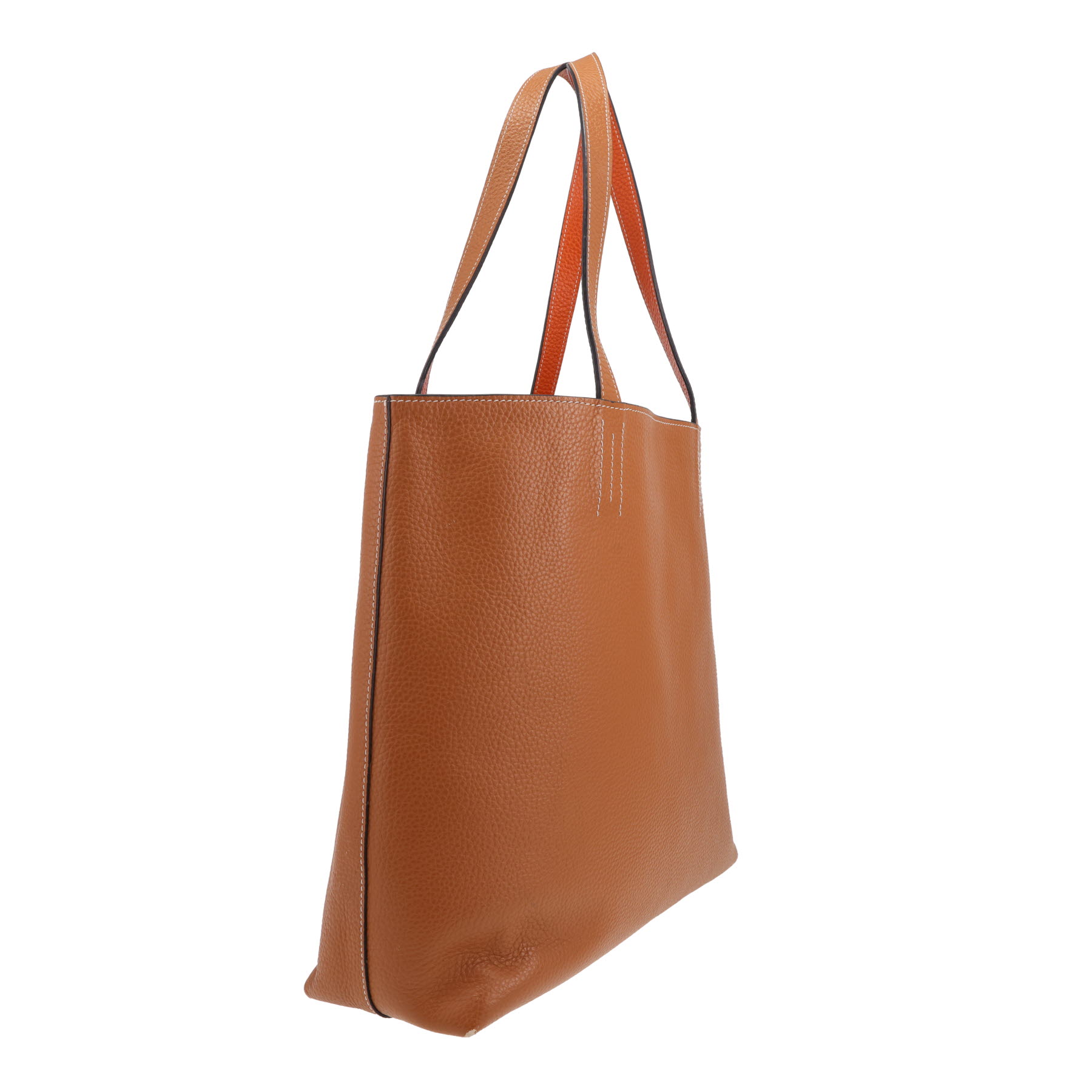 Hermès  Double Sens shopping bag  in gold togo leather