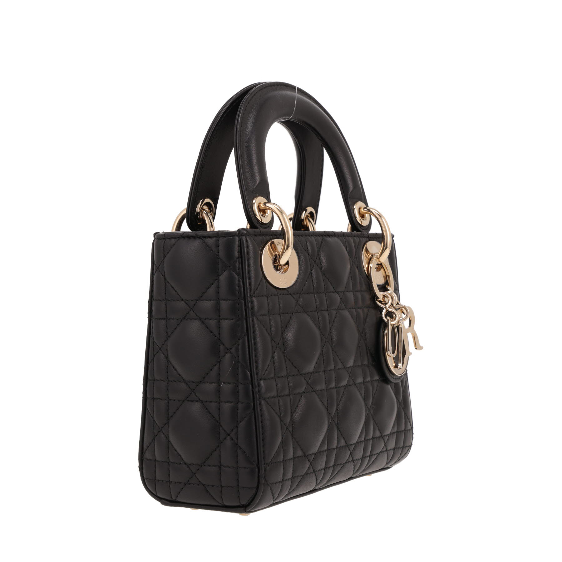 Sac bandoulière Dior  Lady Dior en cuir cannage noir