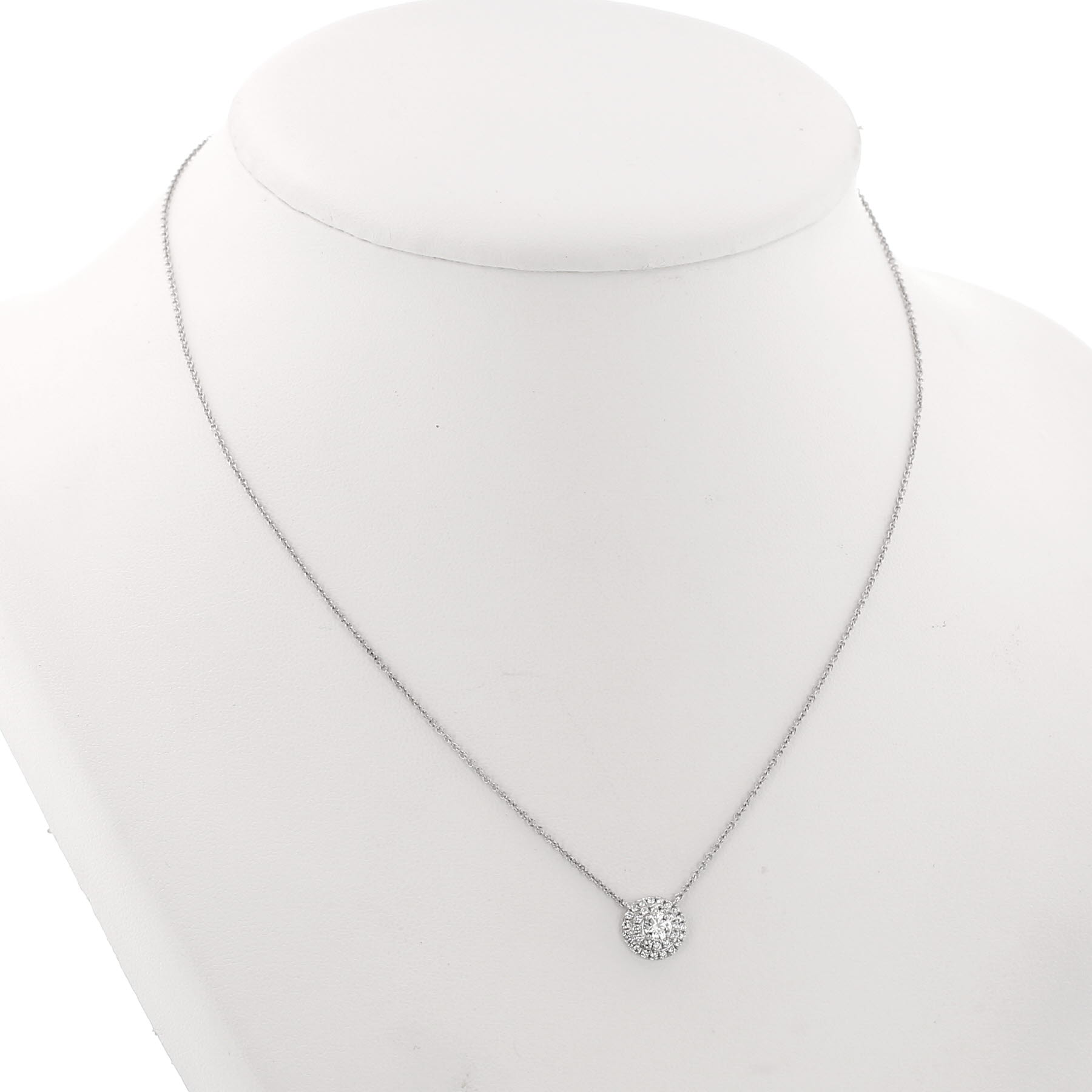 Tiffany & Co Soleste necklace in platinum and diamonds