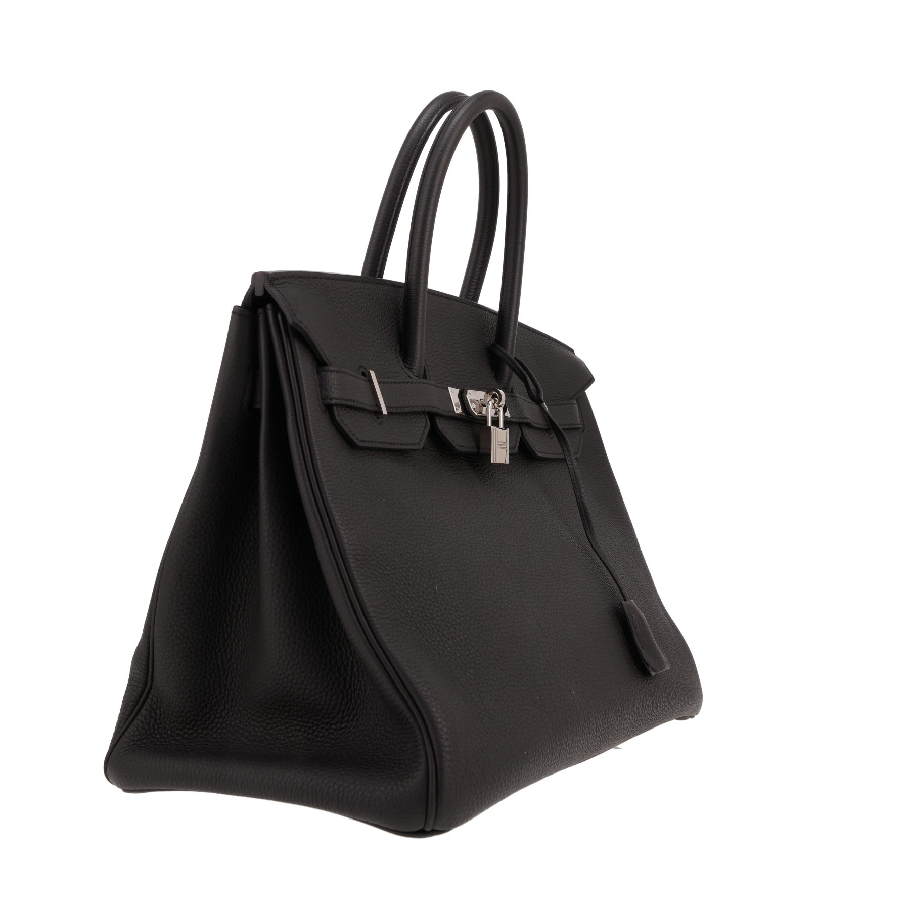 Sac à main Hermès  Birkin 35 cm en cuir togo noir