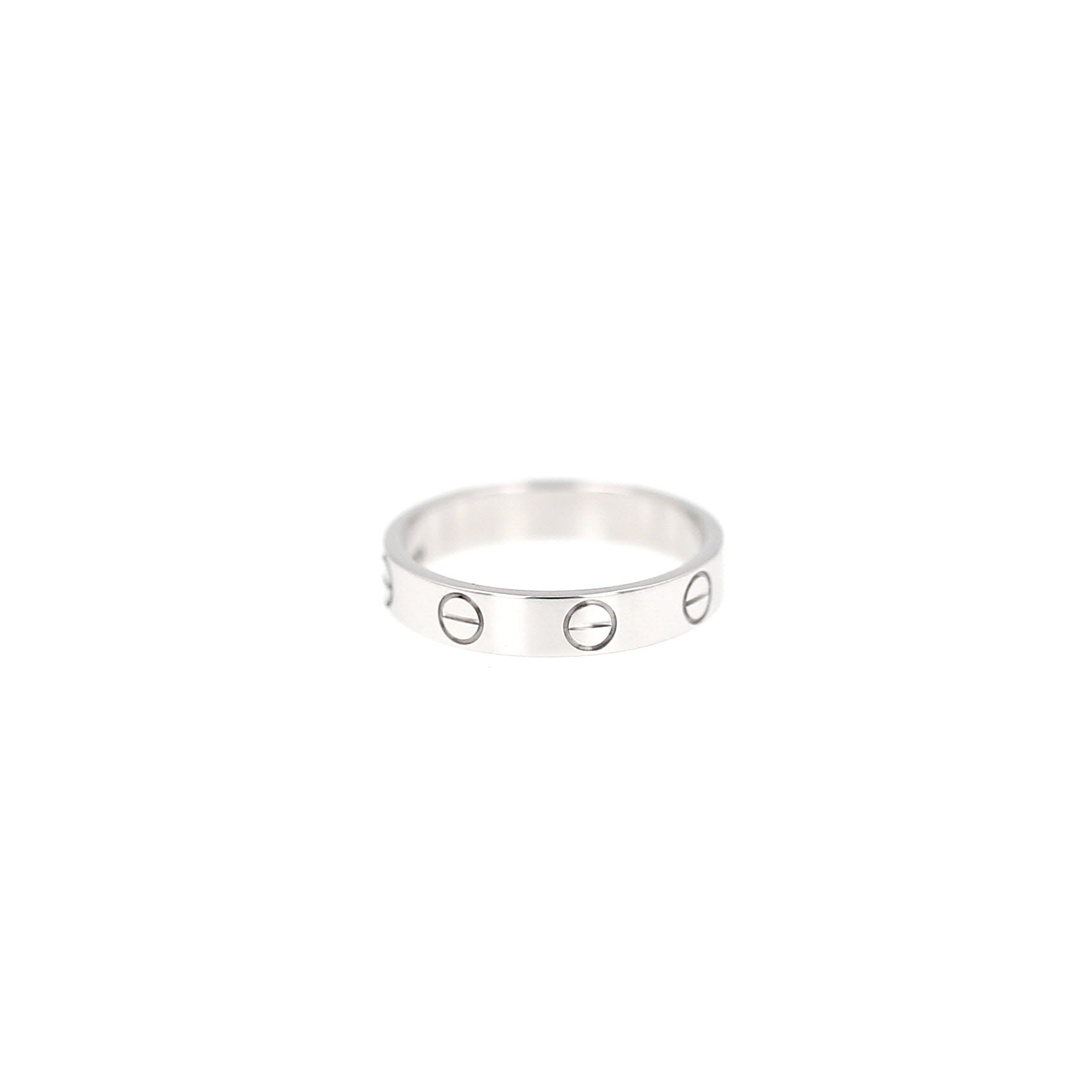 Bague Cartier Love petit modèle en or blanc