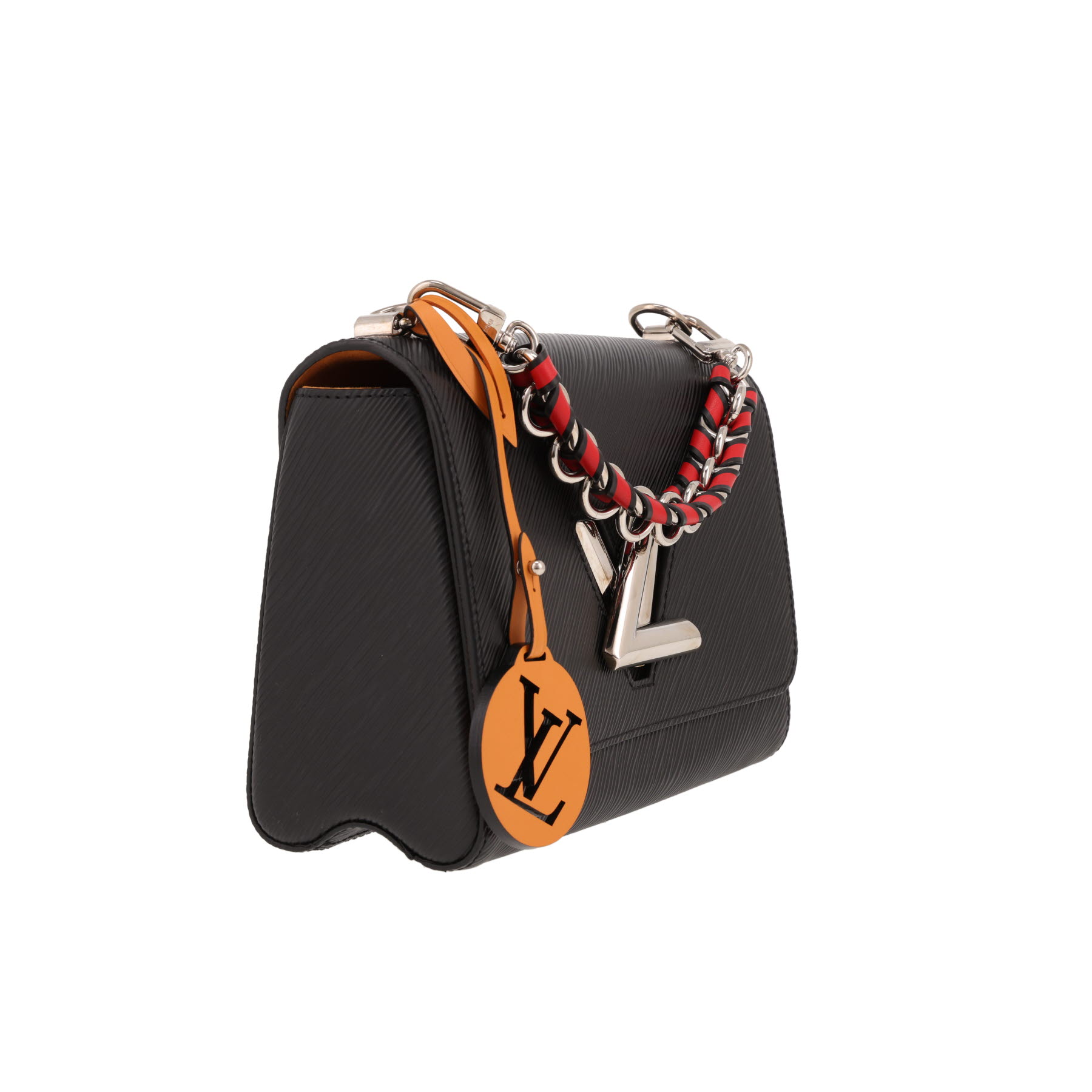 Sac bandoulière Louis Vuitton  Twist en cuir épi noir