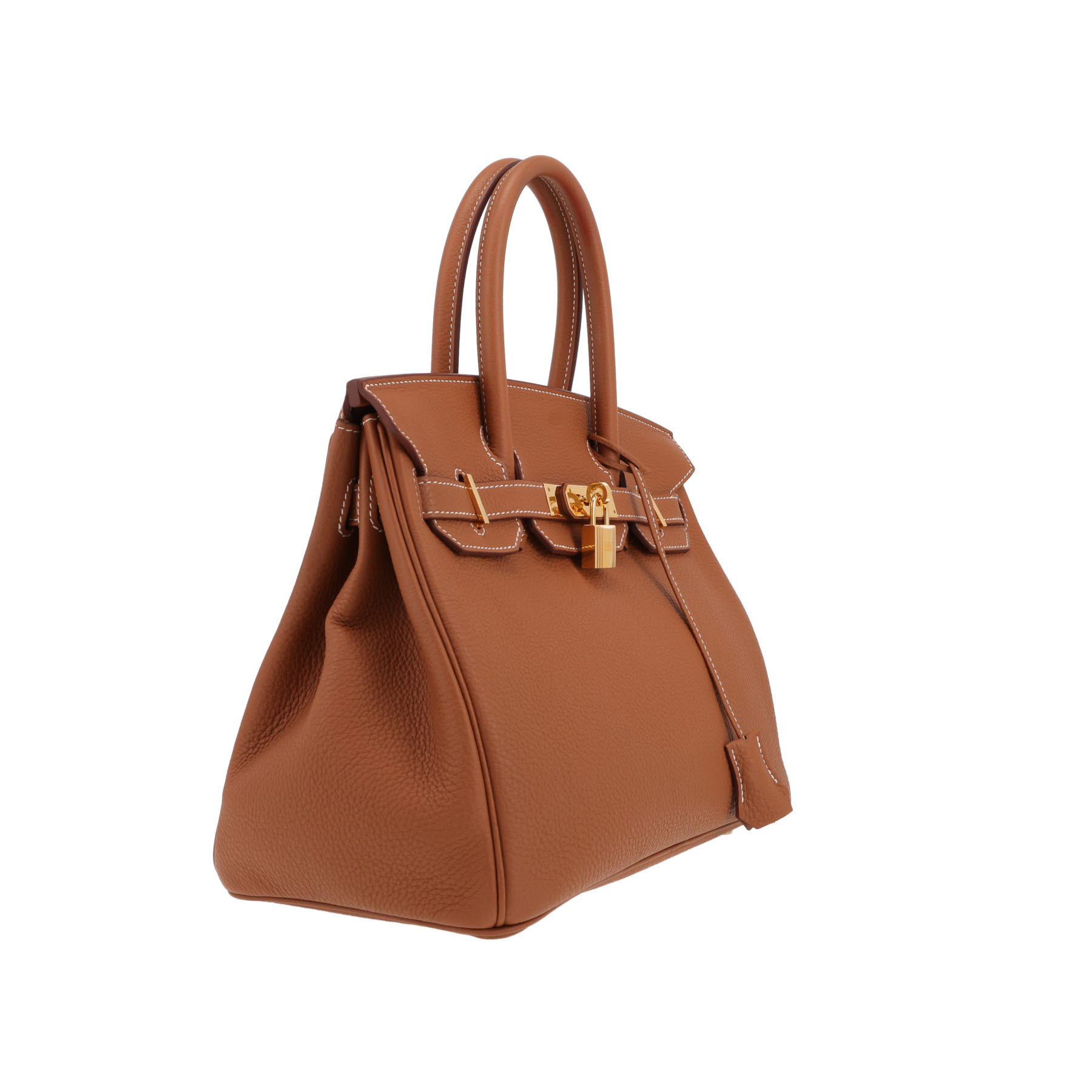 Hermès  Birkin 30 cm handbag  in gold togo leather