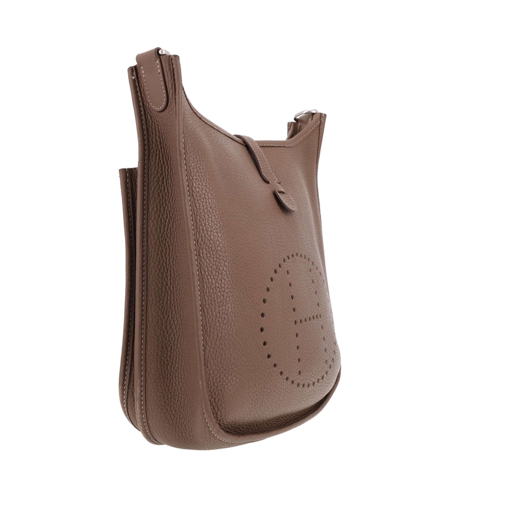 Hermès  Evelyne III shoulder bag  in etoupe togo leather