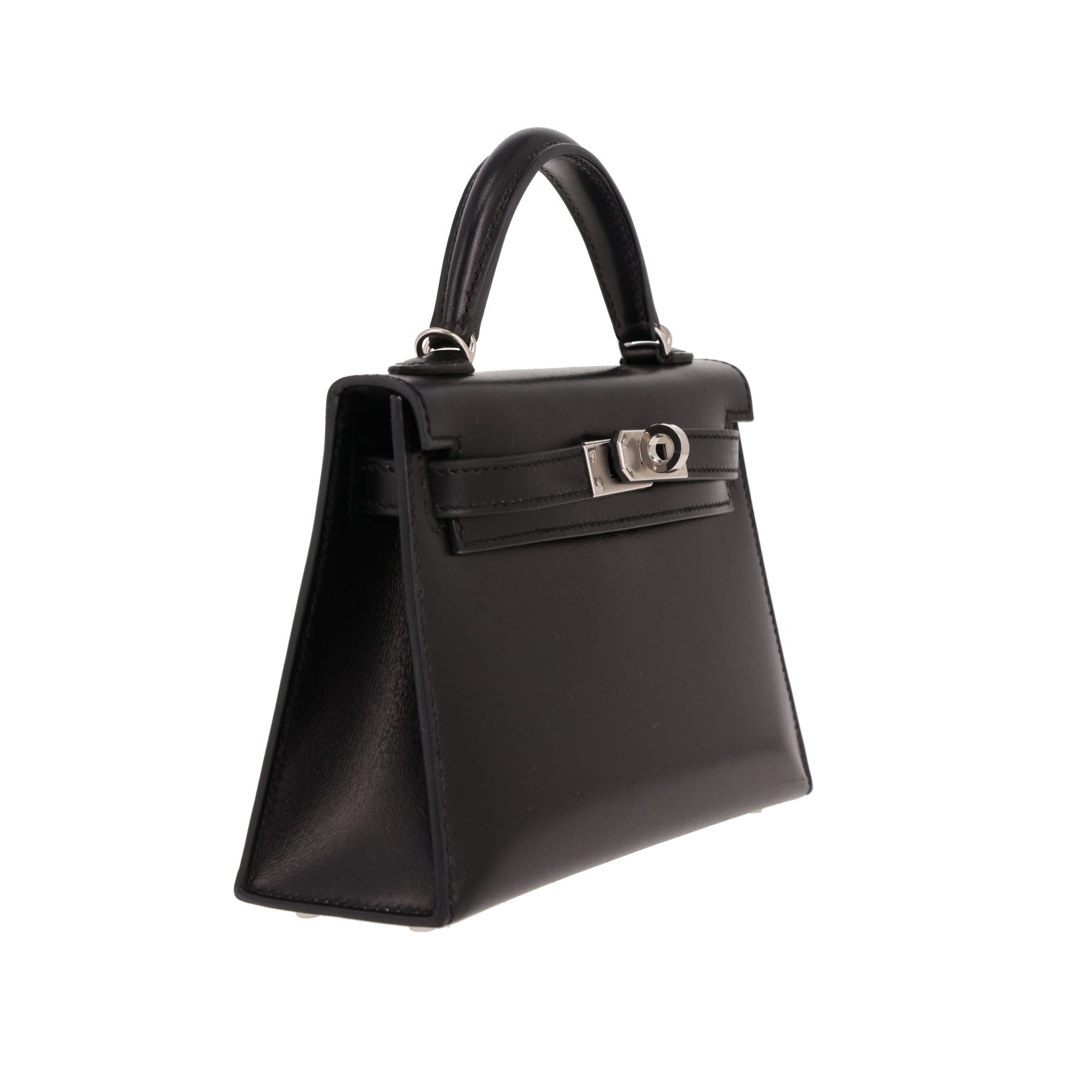 Hermès  Kelly 20 cm handbag  in black box leather